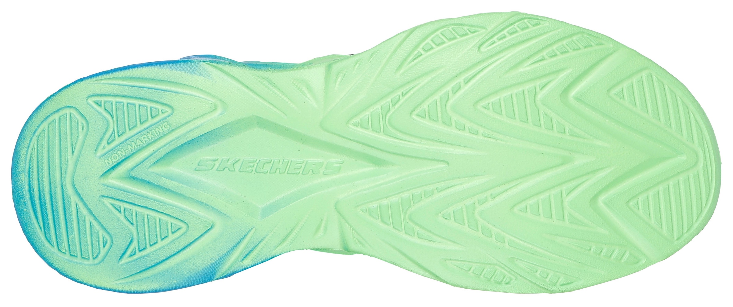 Skechers Sneaker »VORTEX 2.0«, Blinkschuh mit Klettverschluss, Größenschablone zum Download