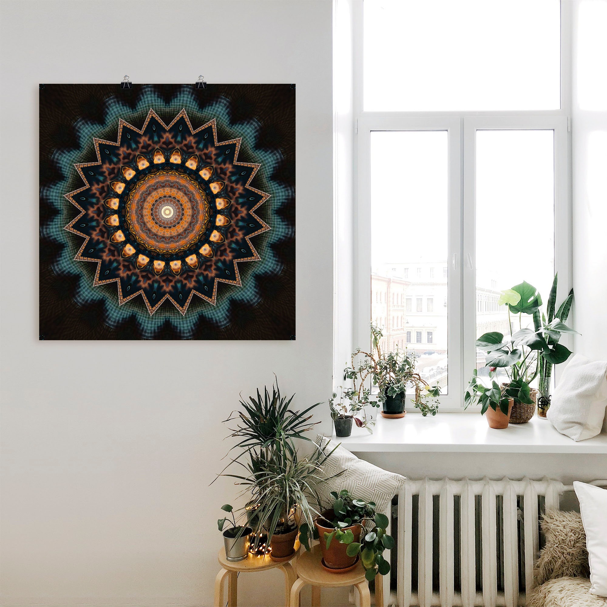 Artland Wandbild »Mandala kosmisches Bewusstsein«, Muster, (1 St.), als Alubild, Outdoorbild, Leinwandbild, Poster, Wandaufkleber
