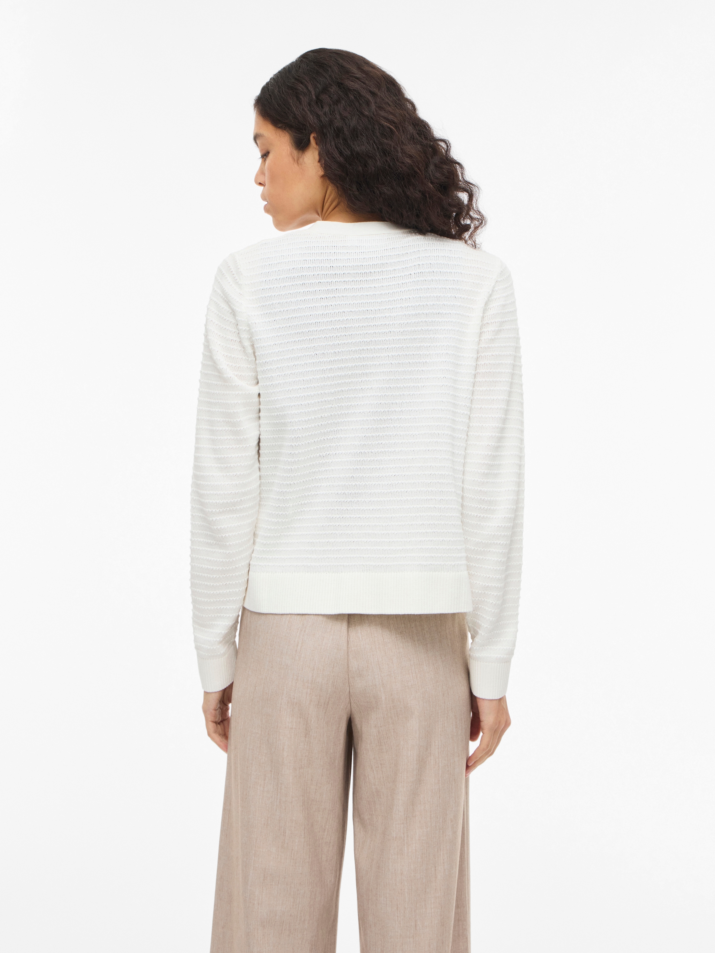 Vila Strickjacke »VILOLLO SHORT L/S KNIT CARDIGAN - NOOS«
