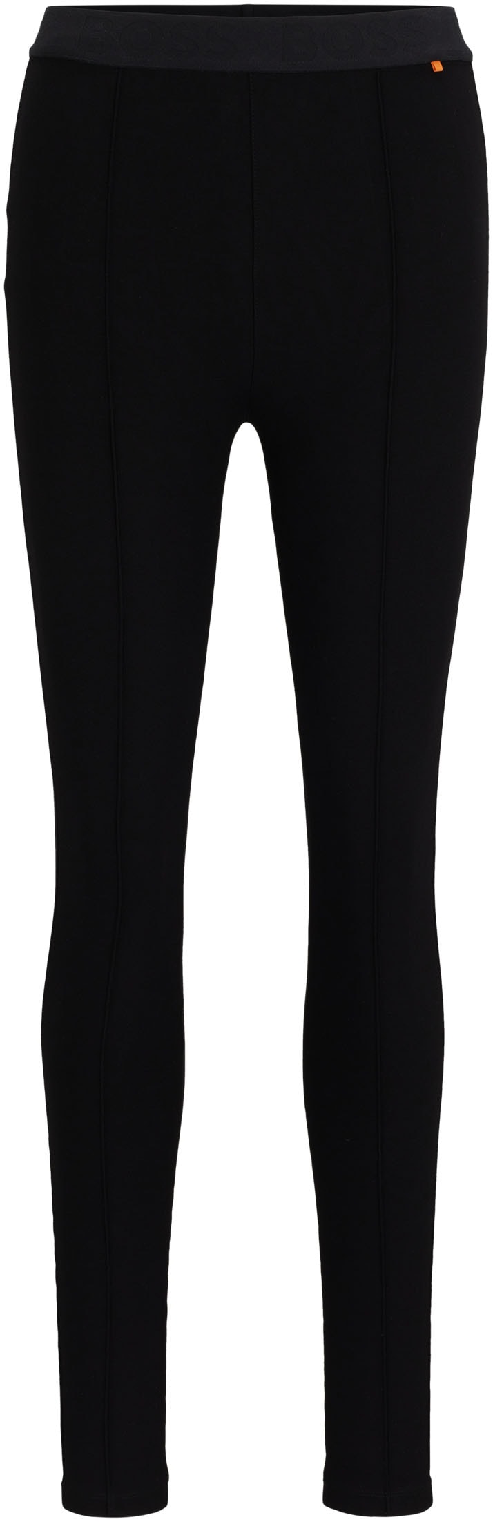 BOSS ORANGE Leggings »Estretch Premium Damenmode«, Naht-Details auf der Vorderseite