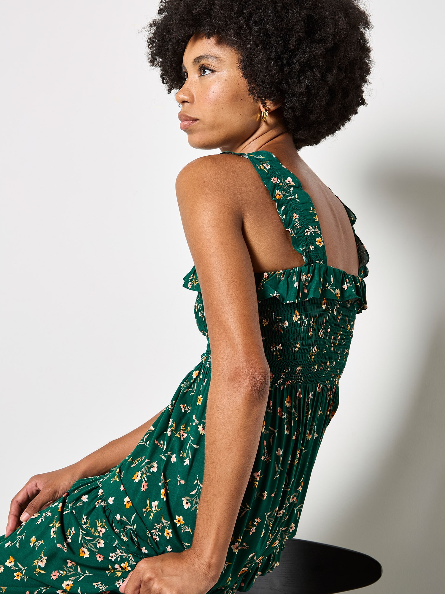 Apricot Maxikleid »Maxikleid« mit Rüschen