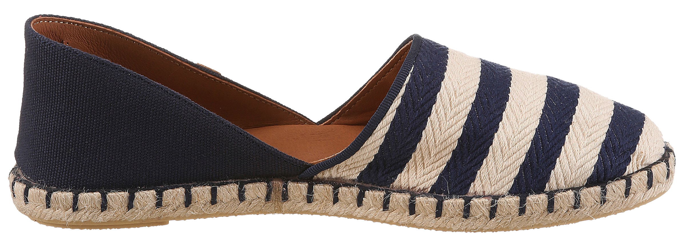 VERBENAS Espadrille »CARMEN«  Slipper, Sommerschuh, Urlaubsschuh in maritimer Optik