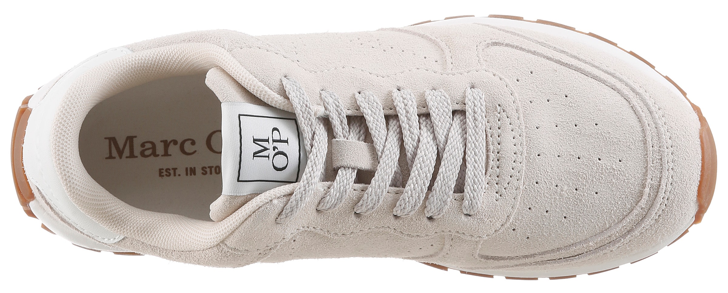 Marc O'Polo Sneaker »Bella«  Schnürschuh, Freizeitsneaker, Halbschuh mit hochgezogener Laufsohle