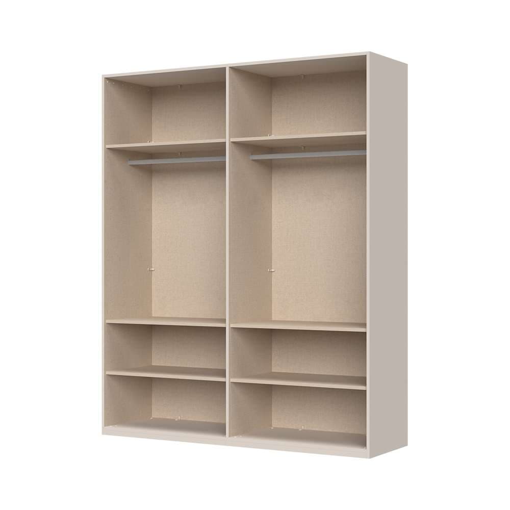 Places of Style Drehtürenschrank »Opera mit oder ohne Kranz inkl. LED-Beleuchtung, B: 92,137 oder 182 cm«, UV lackiert, Soft Close Funktion, Höhenverstellbare Füße