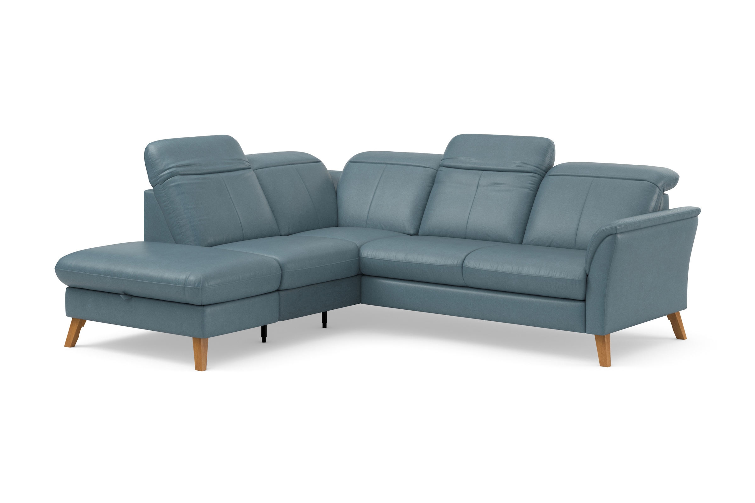 sit&more Ecksofa »Romero L-Form«, wahlweise mit oder ohne TV-Funktion, Bettfunktion, Bettkasten