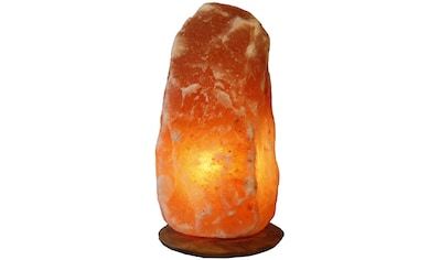 Salzkristall-Tischlampe »Rock«, Handgefertigt - jeder Stein ein Unikat, H: ca.29 cm,...