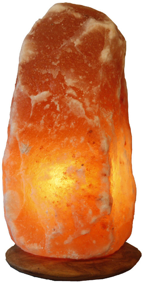 Salzkristall-Tischlampe »Rock«, Handgefertigt - jeder Stein ein Unikat, H: ca.29 cm,...