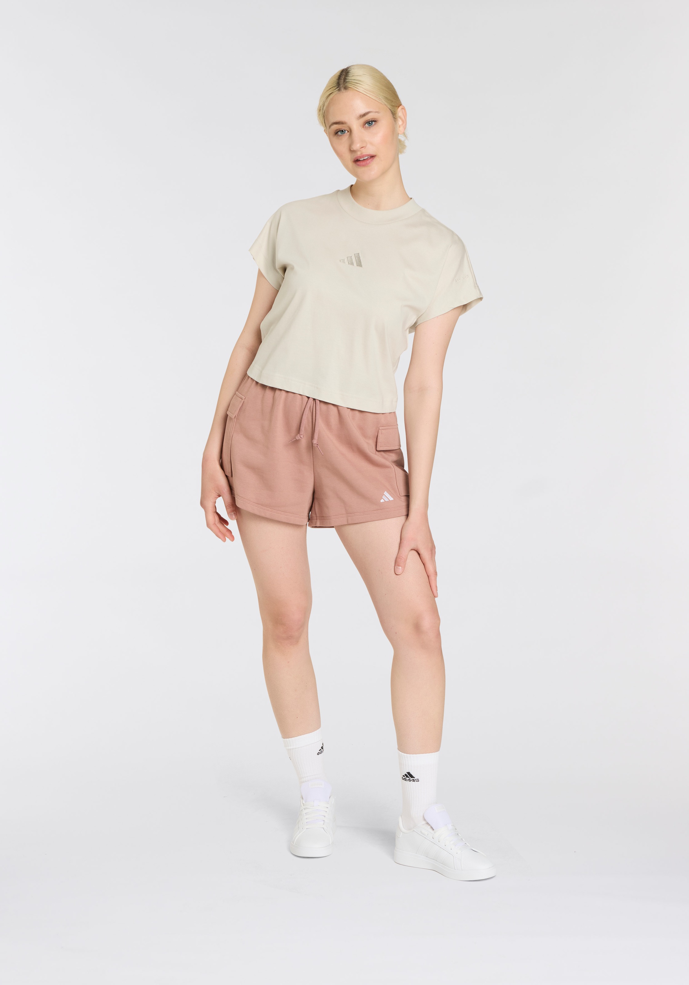adidas Sportswear Shorts »W SL FT SHO«, (1 tlg.)