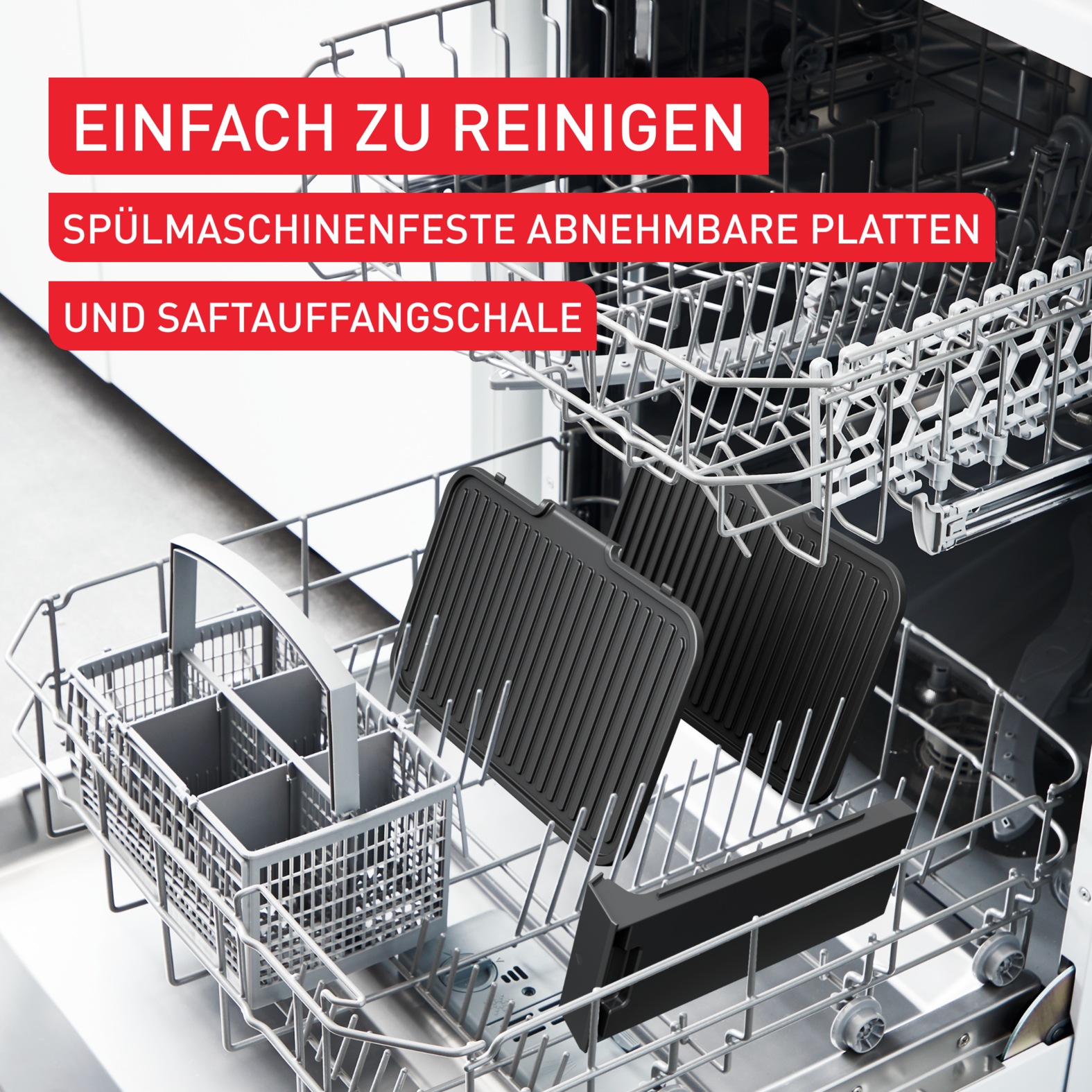 Tefal Kontaktgrill »SuperGrill 3in1 XL, Grill, Barbeque-, Ofenposition, 3 Temperaturen«, 2200 W, spülmaschinengeeignete Platten, Grillen für bis zu 8 Personen, GC520D