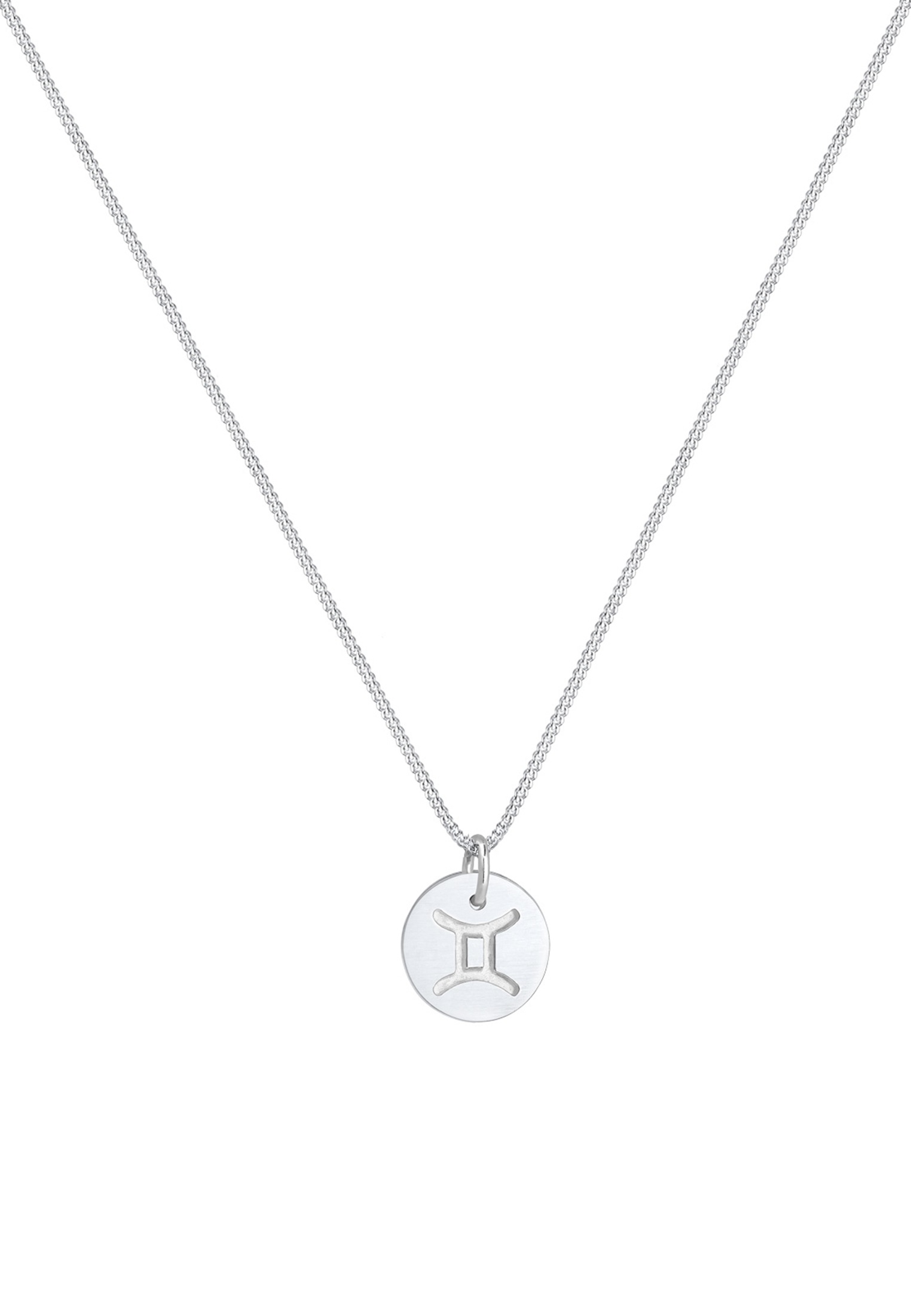 Elli Kette mit Anhänger »Halskette Sternzeichen Zwillinge 925 Sterling Silber«