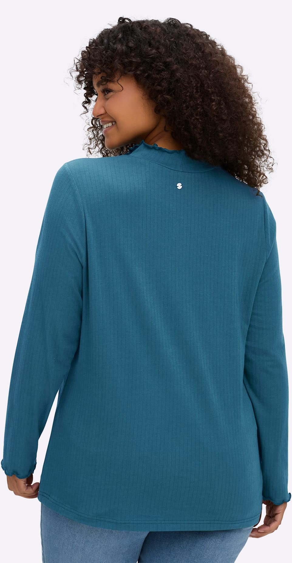Sheego Stehkragenshirt »Shirtrolli« 1 Stk.