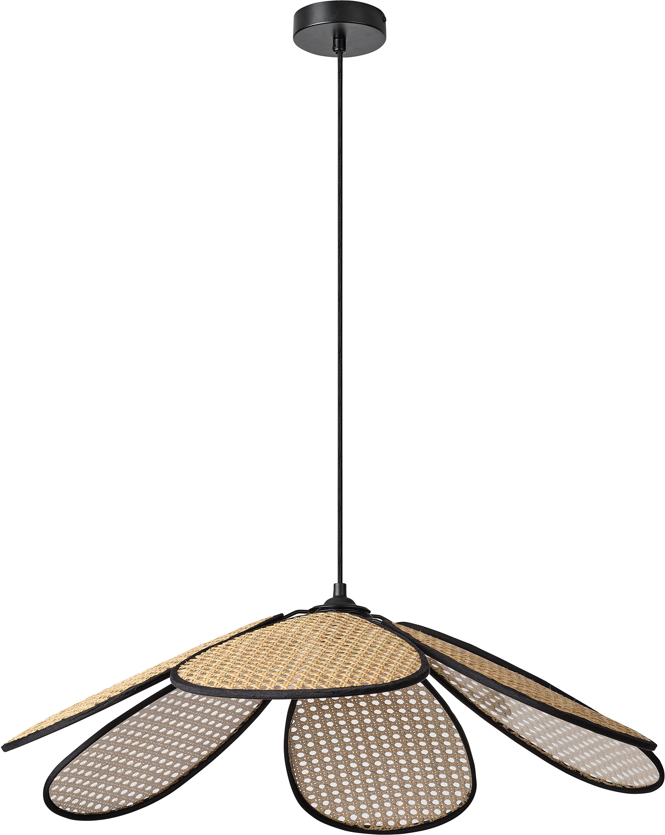 Osram Pendelleuchte »Decor Rattan« E27 1 Stk. braun, Fassung E27, Rattan und Stahl