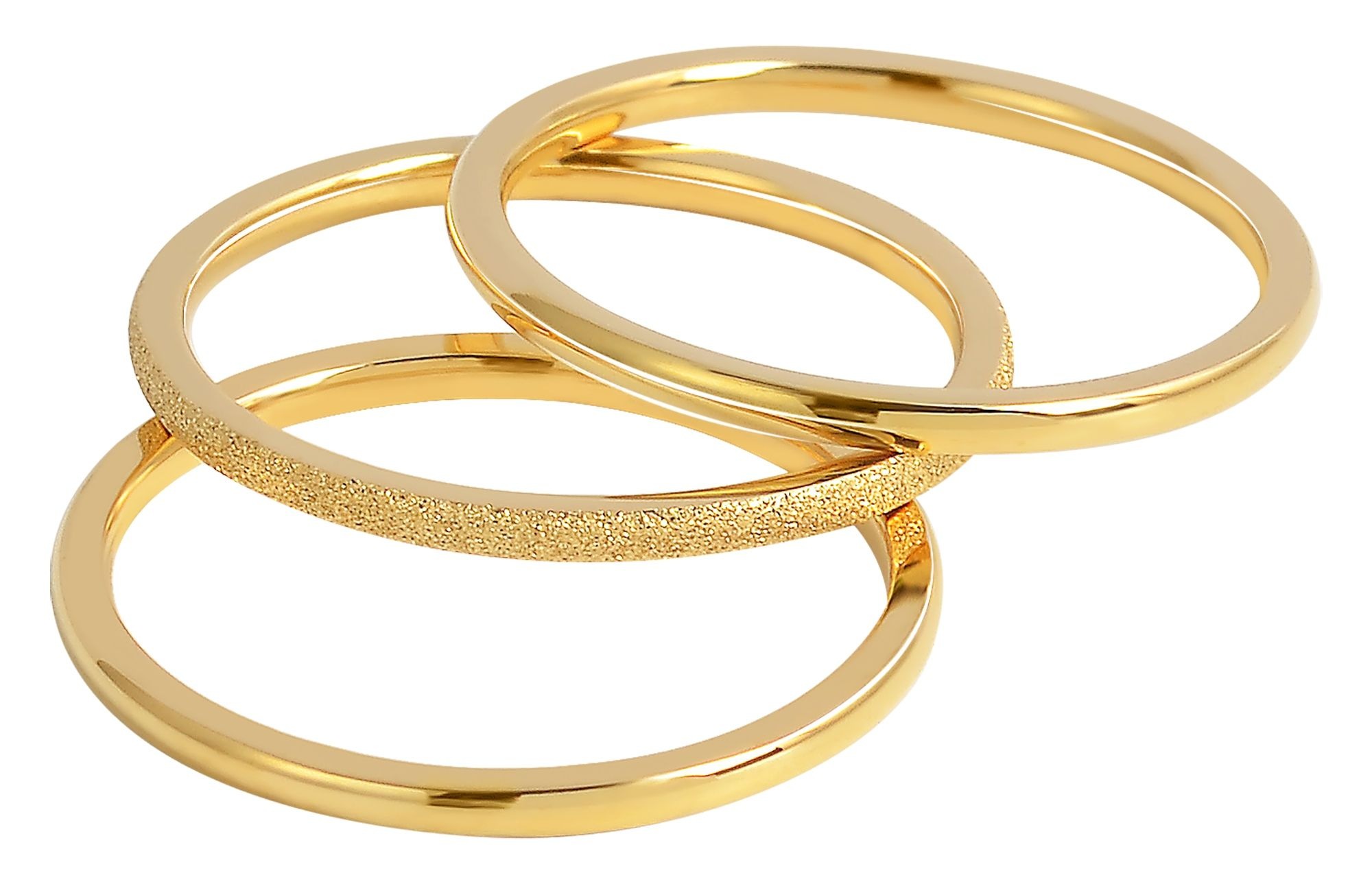 Adelia´s Fingerring »Damen Ring aus Edelstahl«