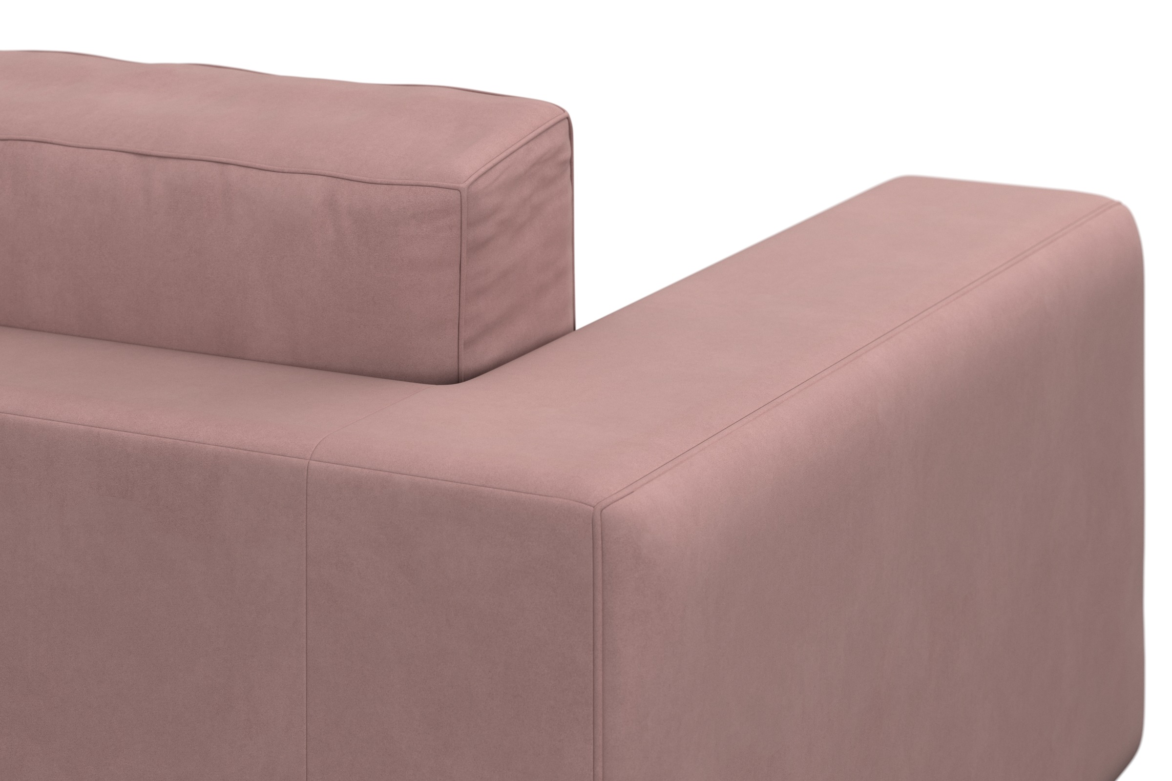 DOMO collection Ecksofa »Modica, zeitlos und elegant, L-Form«, moderne Optik mit extrabreiter Recamiere, auch in Cord