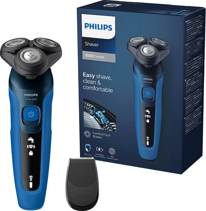 Philips Elektrorasierer »Shaver SmartClick-Präzisionstrimmer OTTO 5000 1 bei kaufen Aufsätze, S5466/17«, St. Series