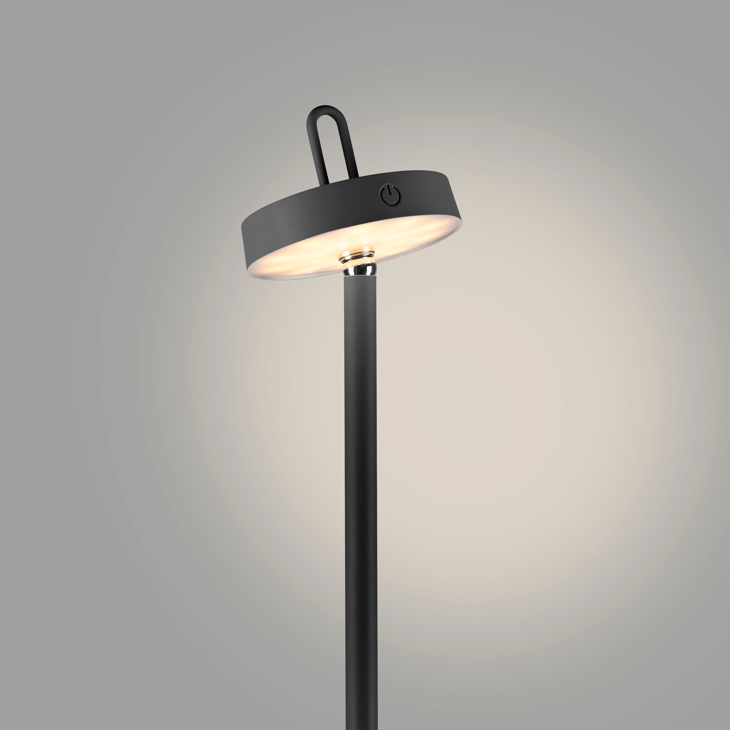JUST LIGHT Stehlampe »AMAG« LED-Modul 1 Stk. Warmweiß Akkuleuchte