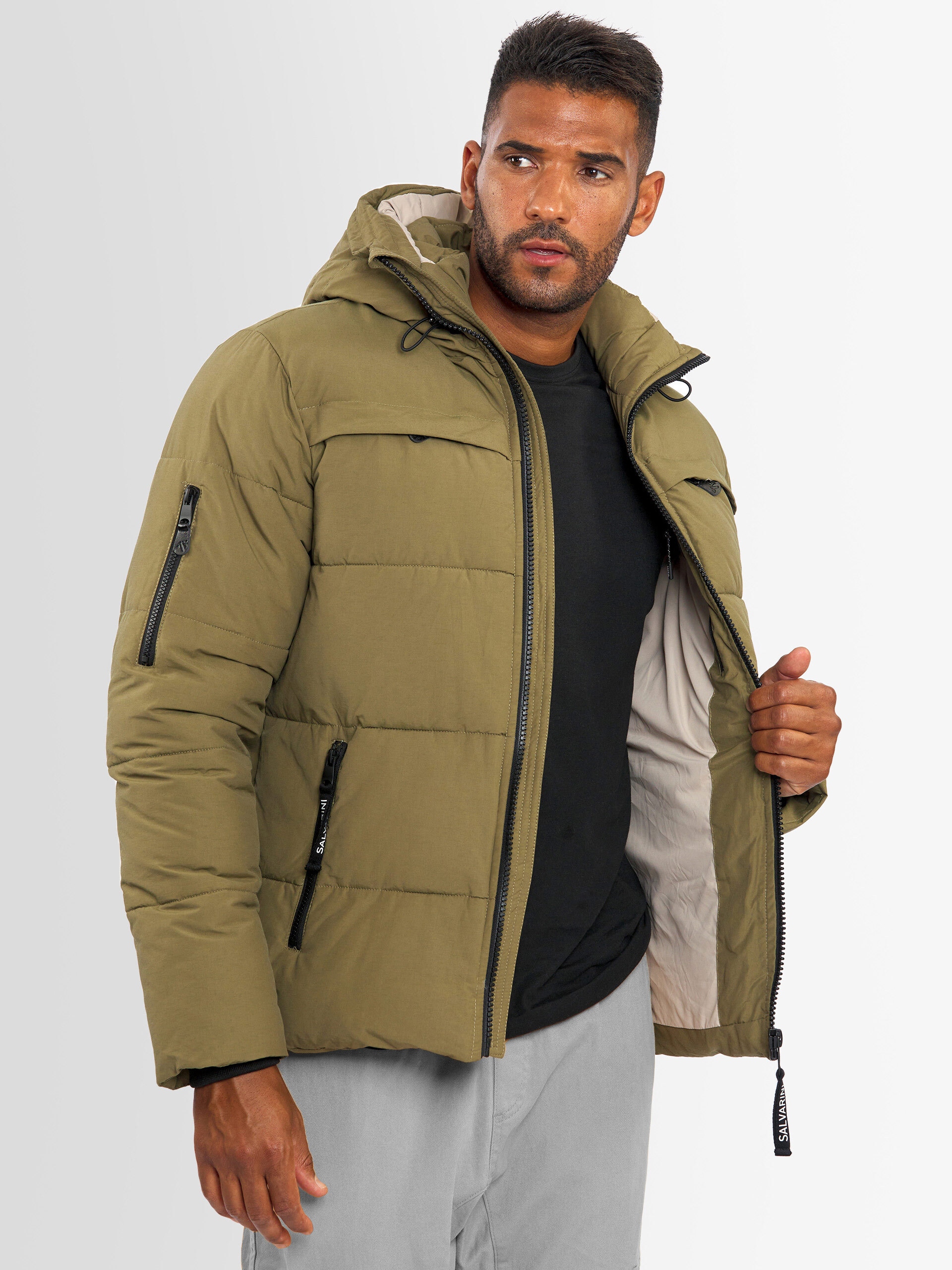 Alessandro Salvarini Winterjacke »A. Salvarini Herren Winter Steppjacke AS334«