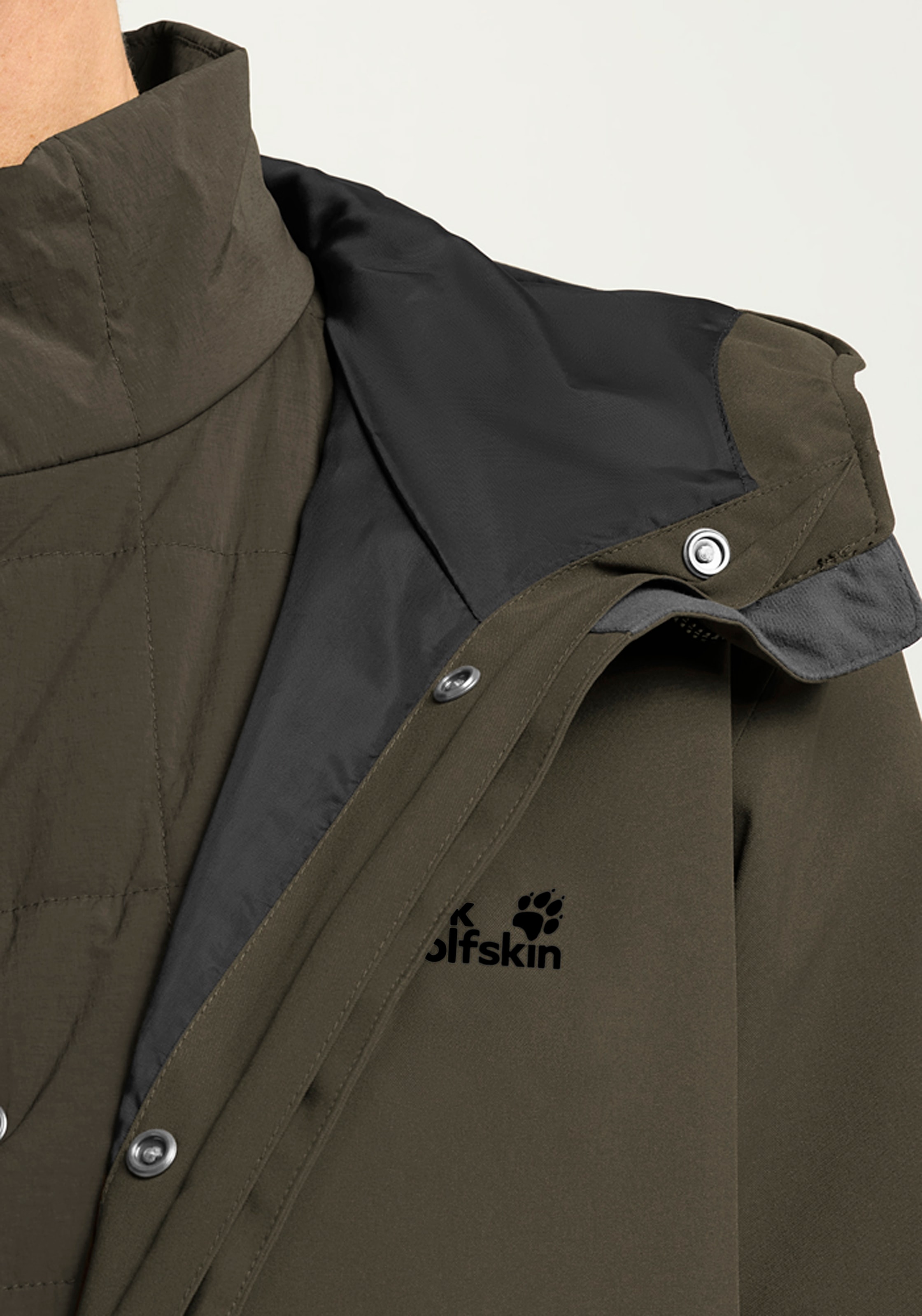 Jack Wolfskin 3-in-1-Funktionsmantel »WINTERDUNE 3IN1 COAT W« 3in1, wasserdicht, Übergangsjacke