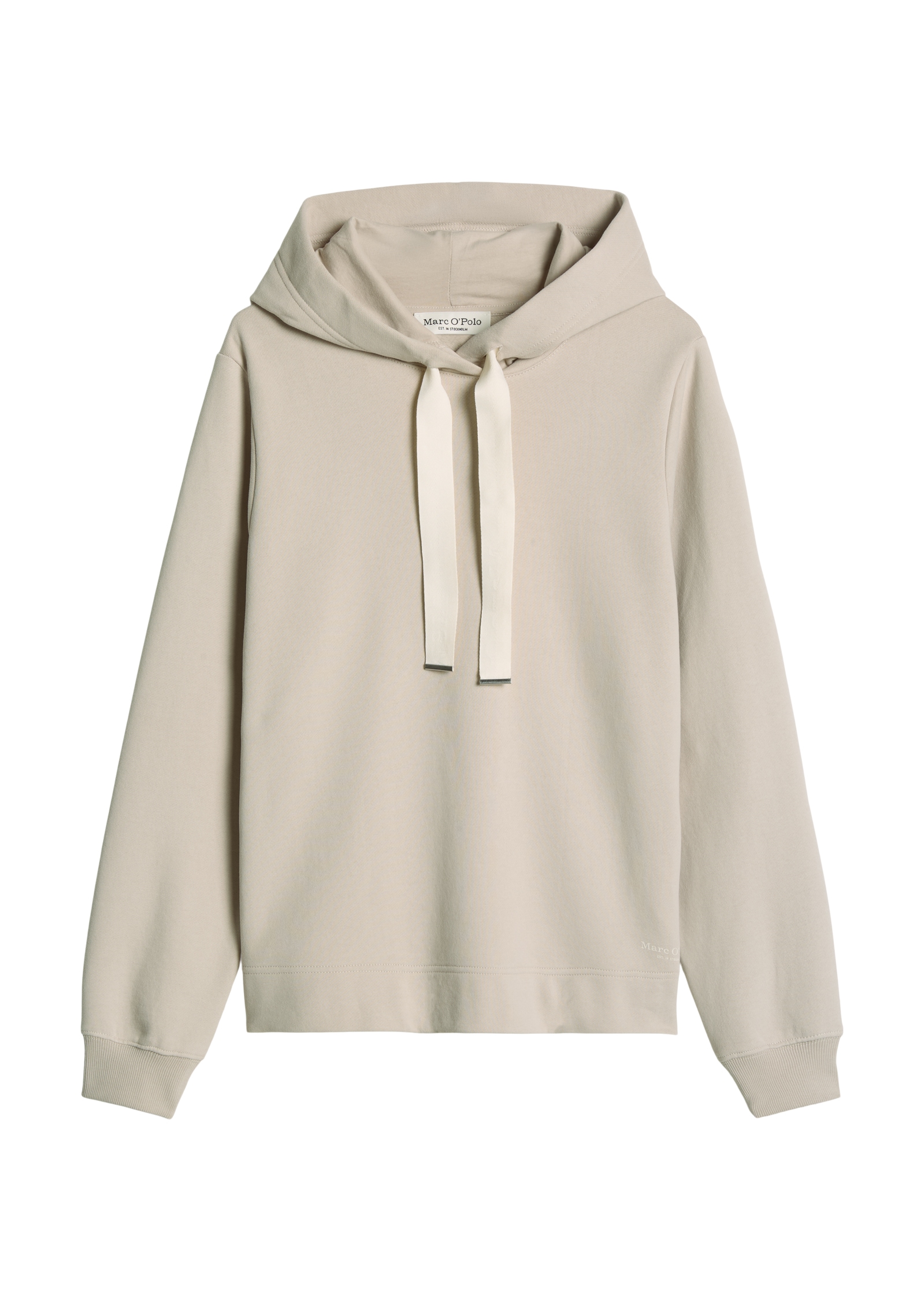 Marc O'Polo Hoodie , relaxed mit gepeachter Oberfläche
