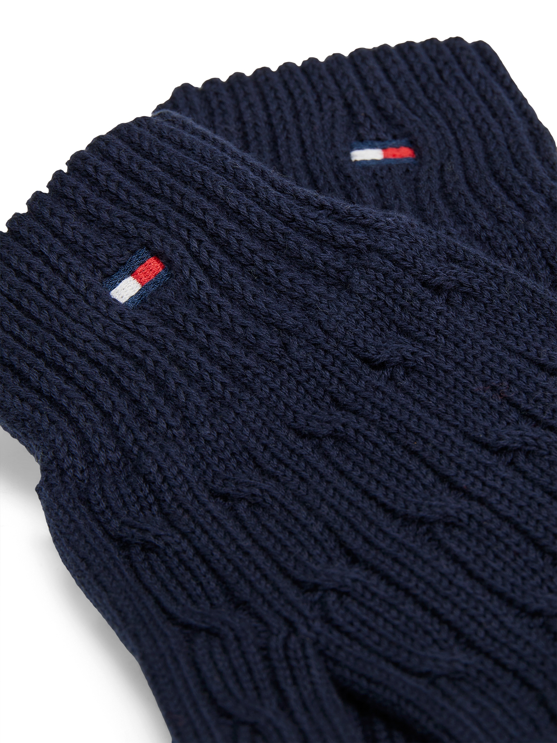Tommy Hilfiger Strickhandschuhe »ESSENTIAL CABLE GLOVES« mit Zofmuster, für Kids