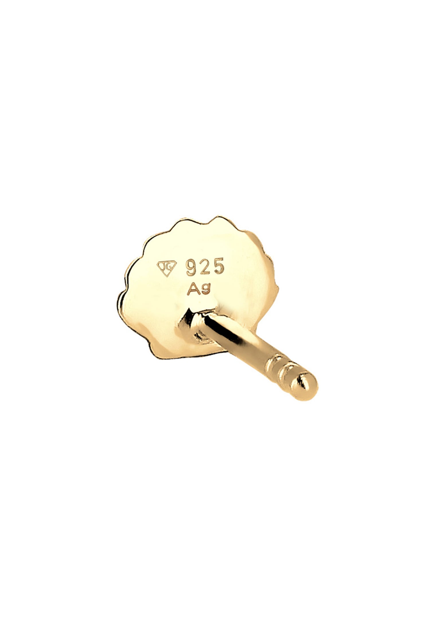 Elli Piercing-Set »Ohrringe Single Ohrstecker Muschel 925 Silber«