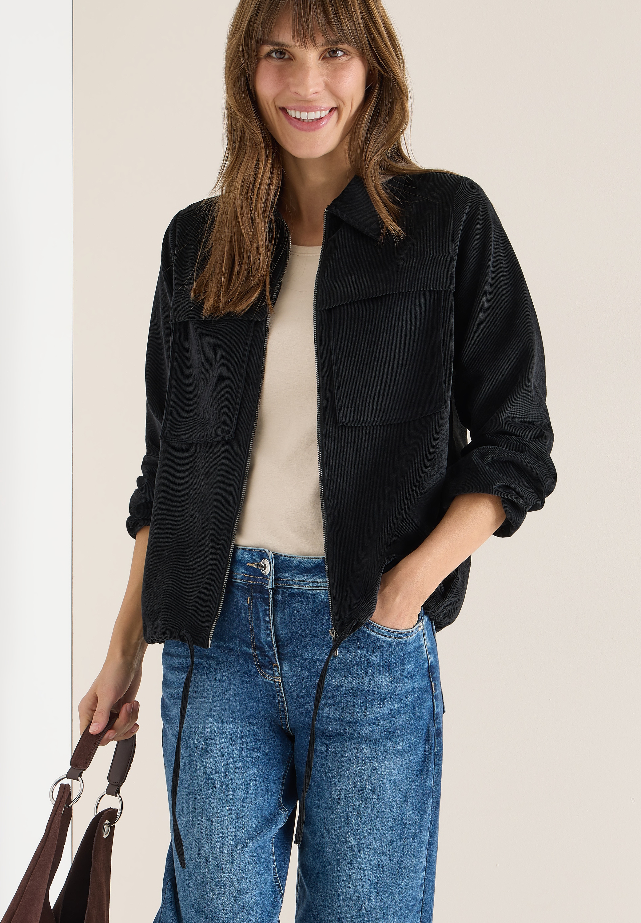 Cecil Cordjacke ohne Kapuze