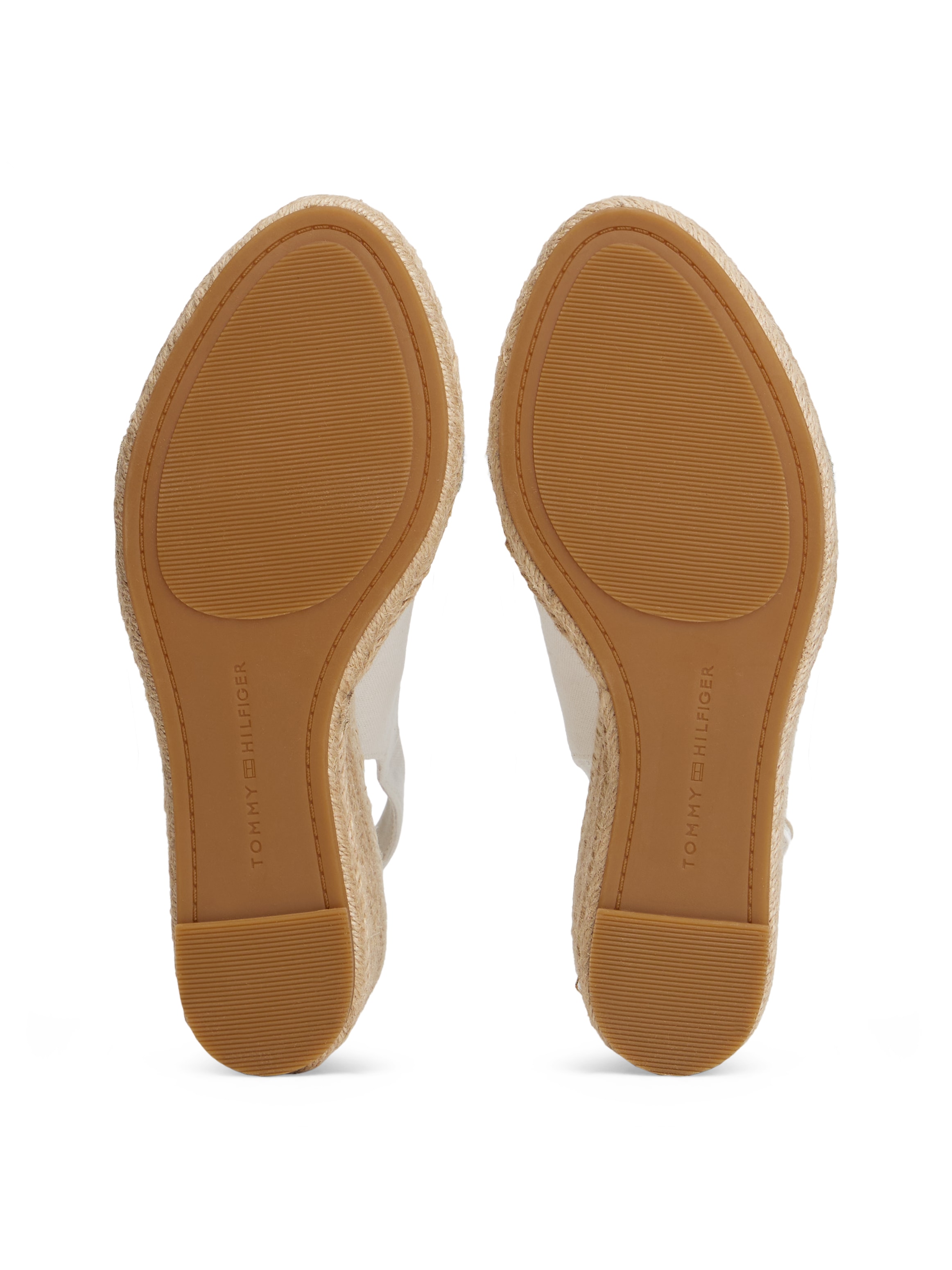 Tommy Hilfiger High-Heel-Sandalette »FLAG HIGH WEDGE ESPAD SLINGBACK«  Keilsandalette, Sommerschuh, verstellbarer Schnalle in schmaler Form