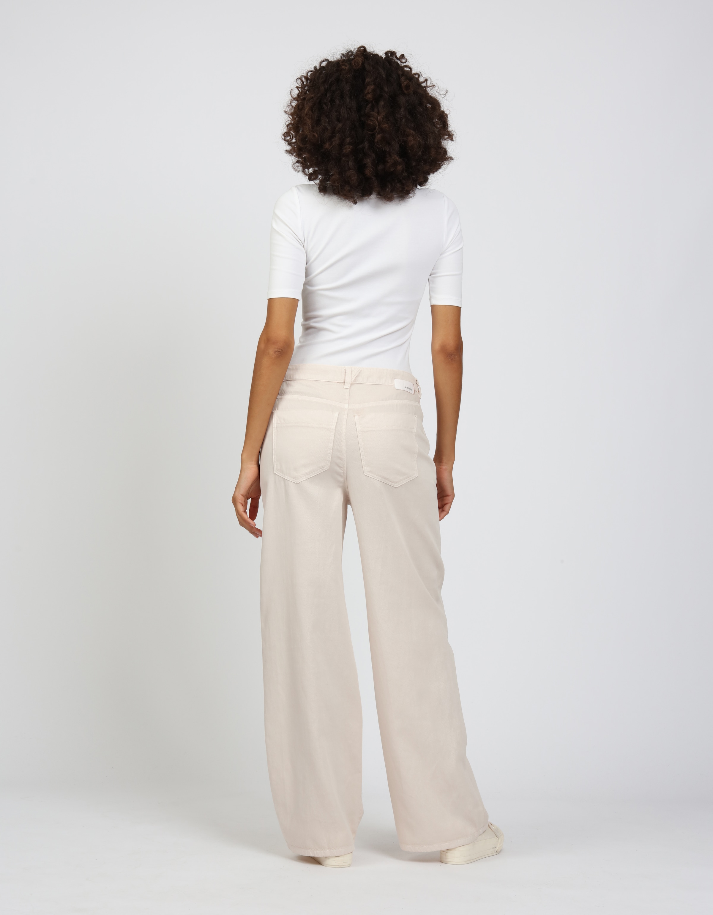 GANG Weite Jeans »94CARLOTTA«, weiter Fit im bodenlangen Palazzo-Style