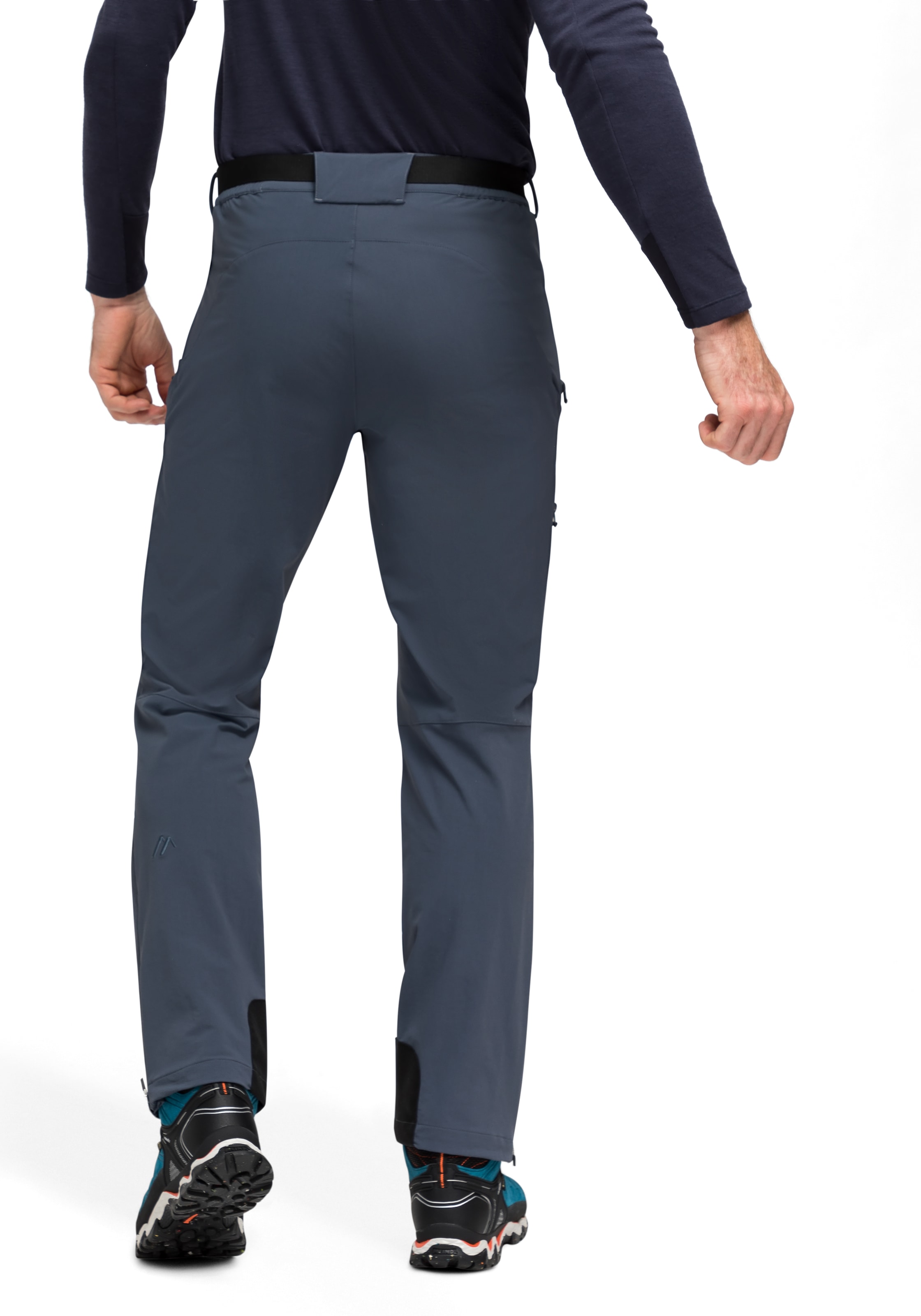 Maier Sports Funktionshose »Naturno«, Herren Outdoorhose, robuste Trekking-Hose, 3 Taschen und Gürtel