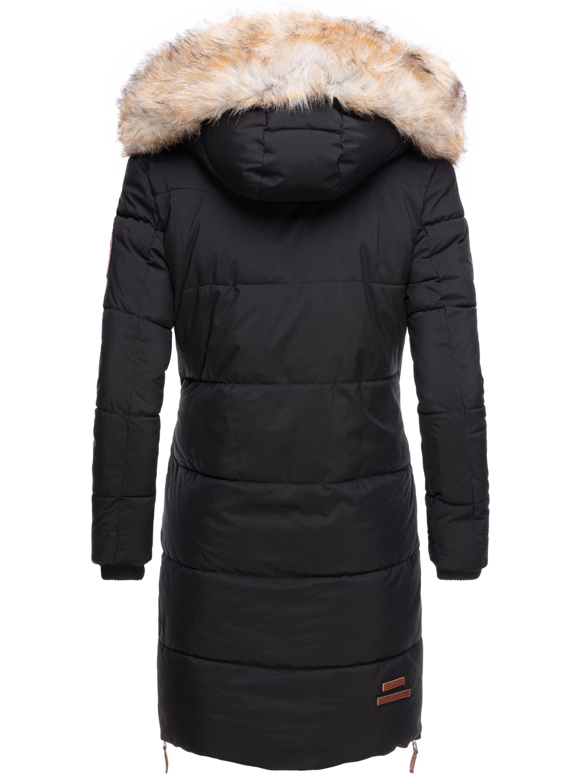 Navahoo Wintermantel »Wintermantel Halina«, modischer Damen Winter Steppmantel mit Kapuze