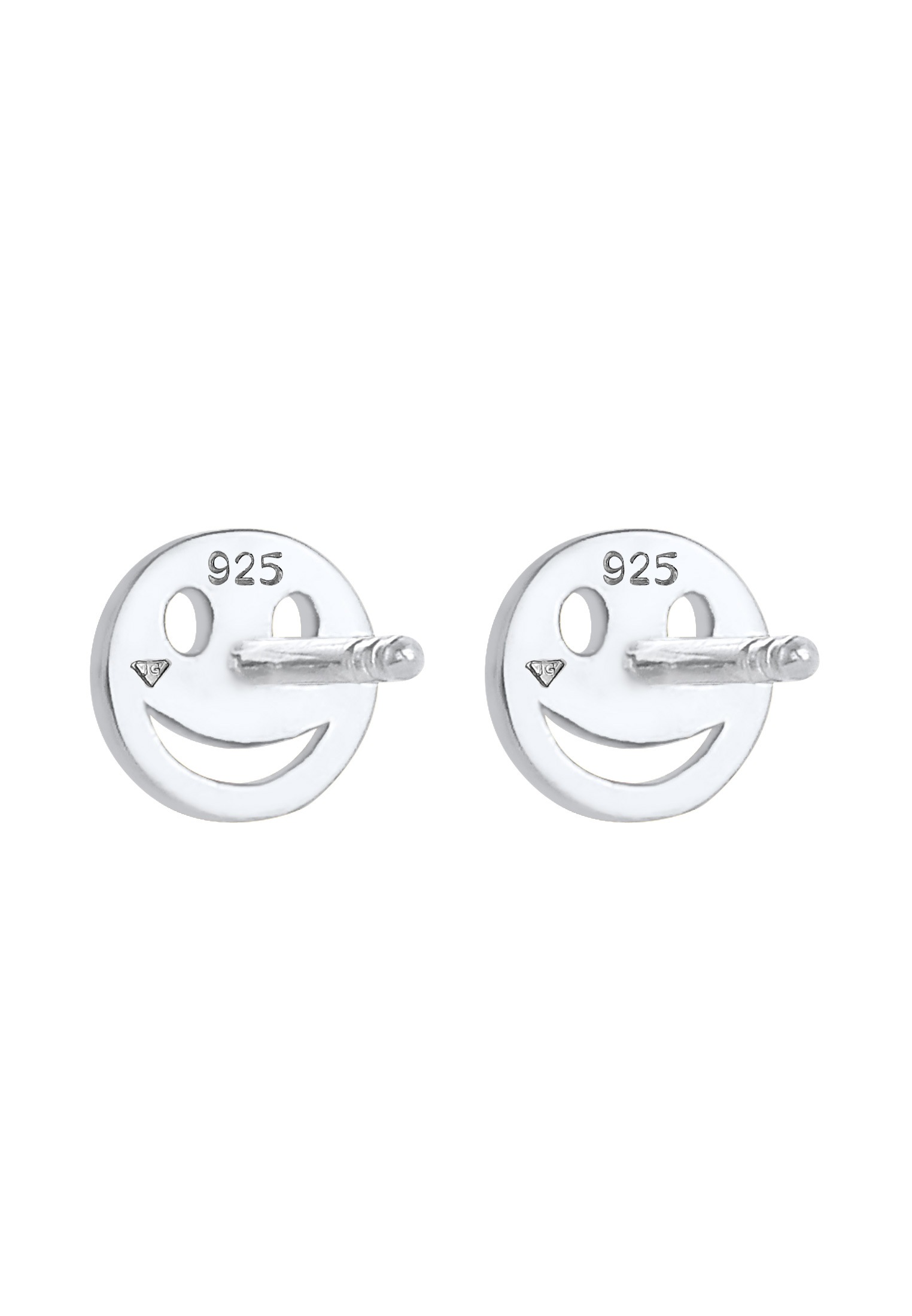 Elli Paar Ohrstecker »Ohrringe Kinder Plättchen Basic Trend 925 Silber«