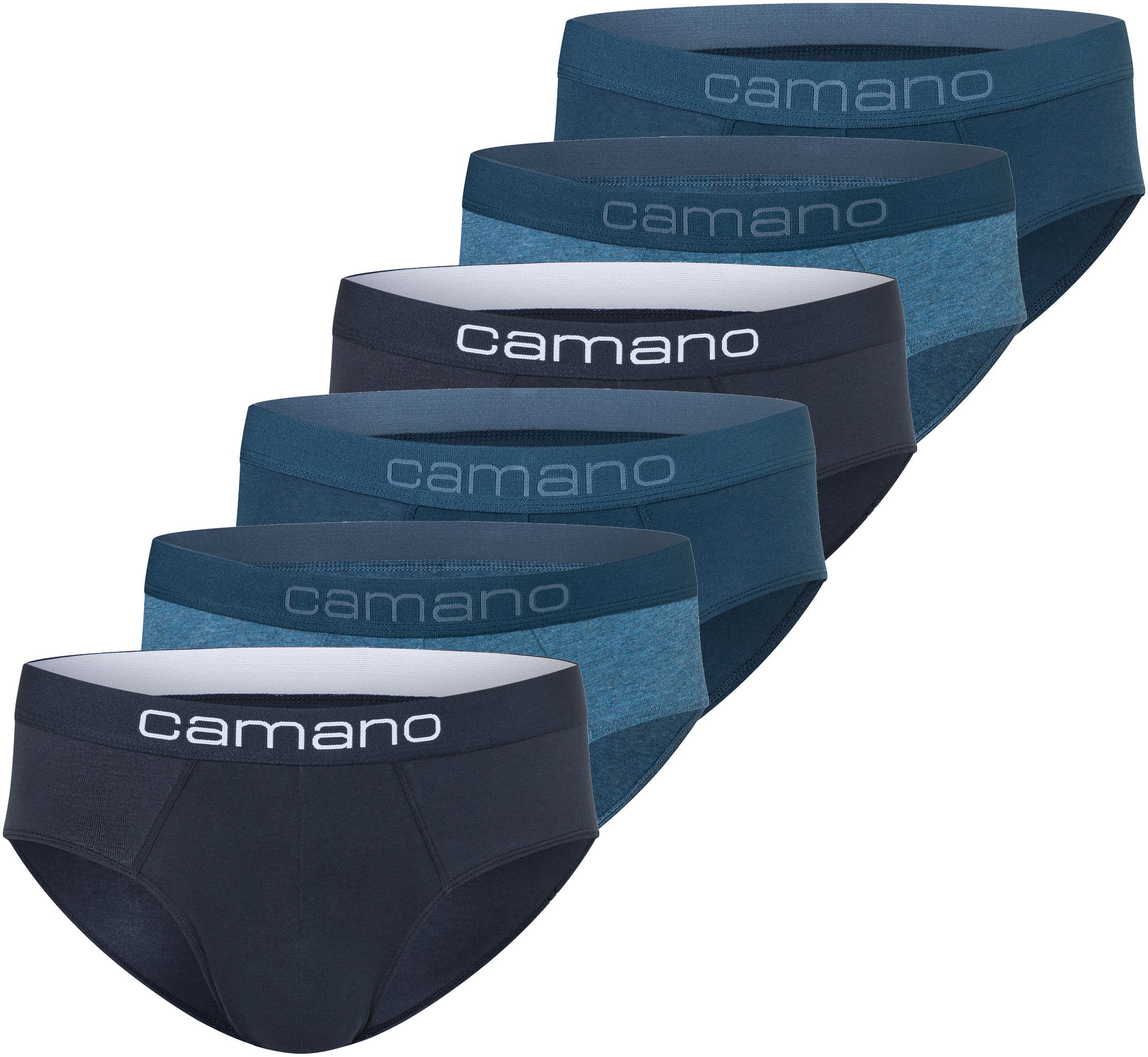 Camano Slip »comfort«, (6er Pack), mit elastischem Logobund