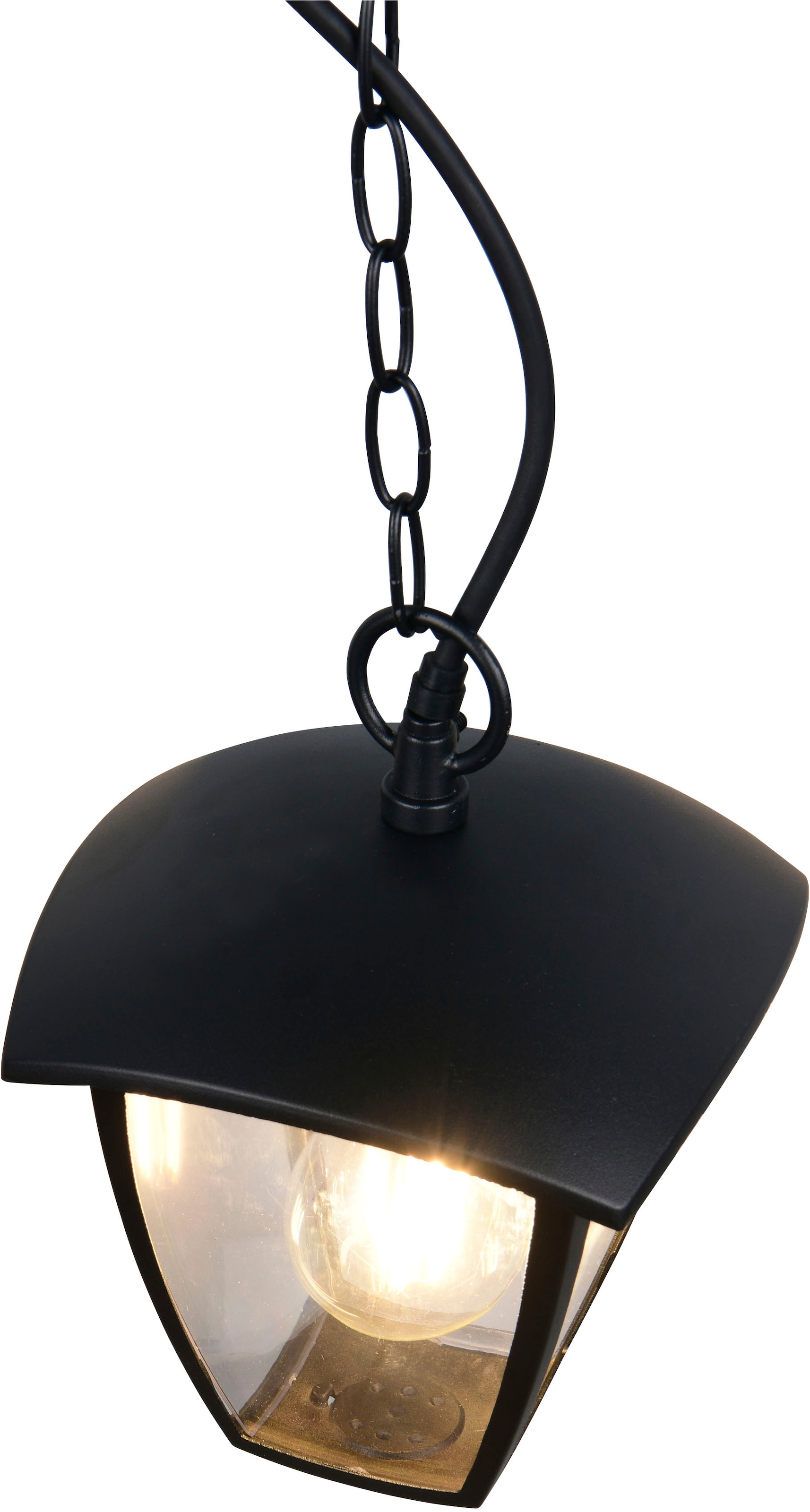 TRIO Leuchten Außen-Deckenleuchte »VENTA, Outdoor Pendelleuchte 1-flammig, exkl 1x E27 max 10W, IP44« E27 1 Stk. warmweiß - kaltweiß Terrassen Hängelampe, Pendelleuchte Garten max Höhe 82cm