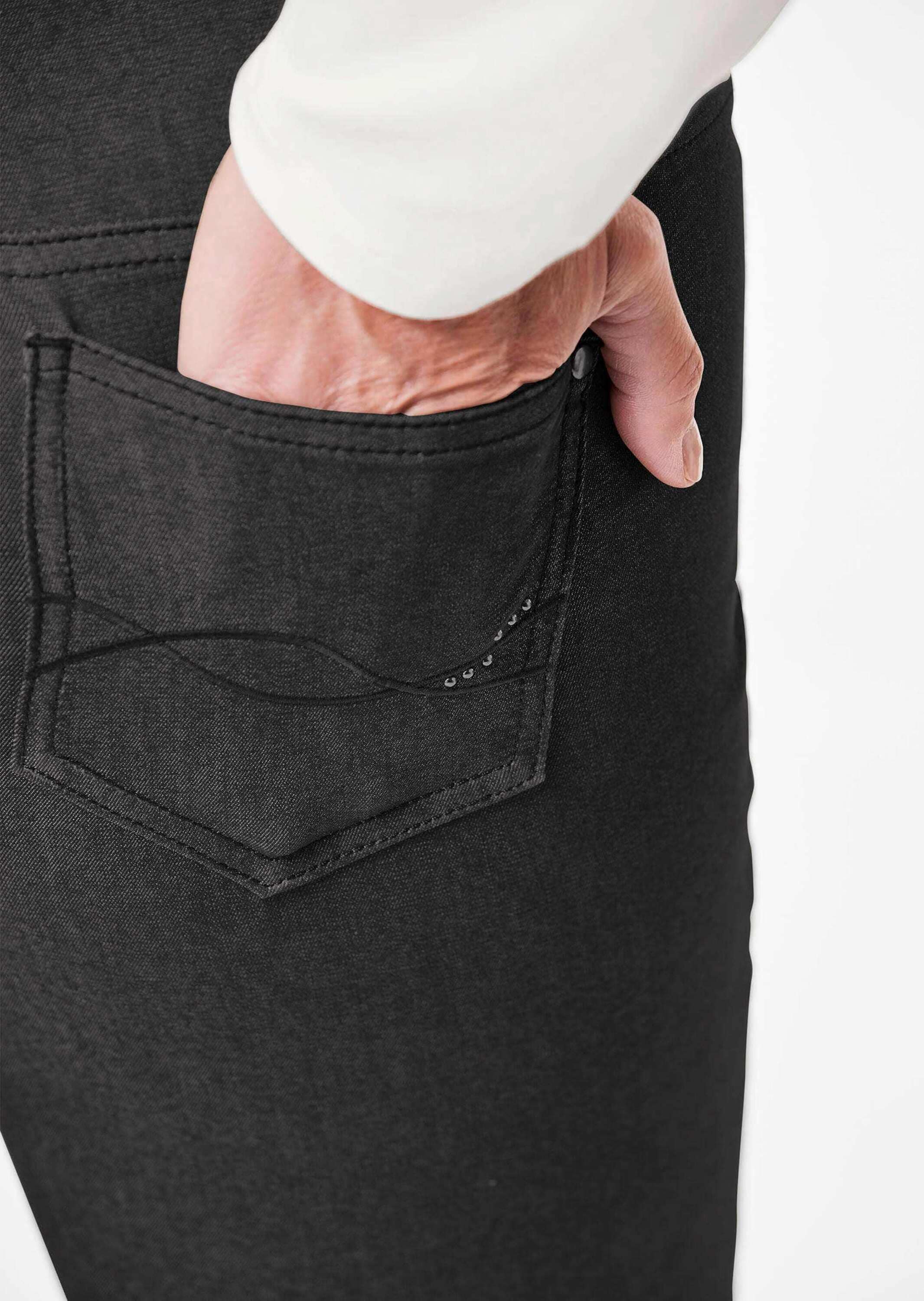GOLDNER 7/8-Hose »Kurzgröße Schmale Stretchhose BELLA«