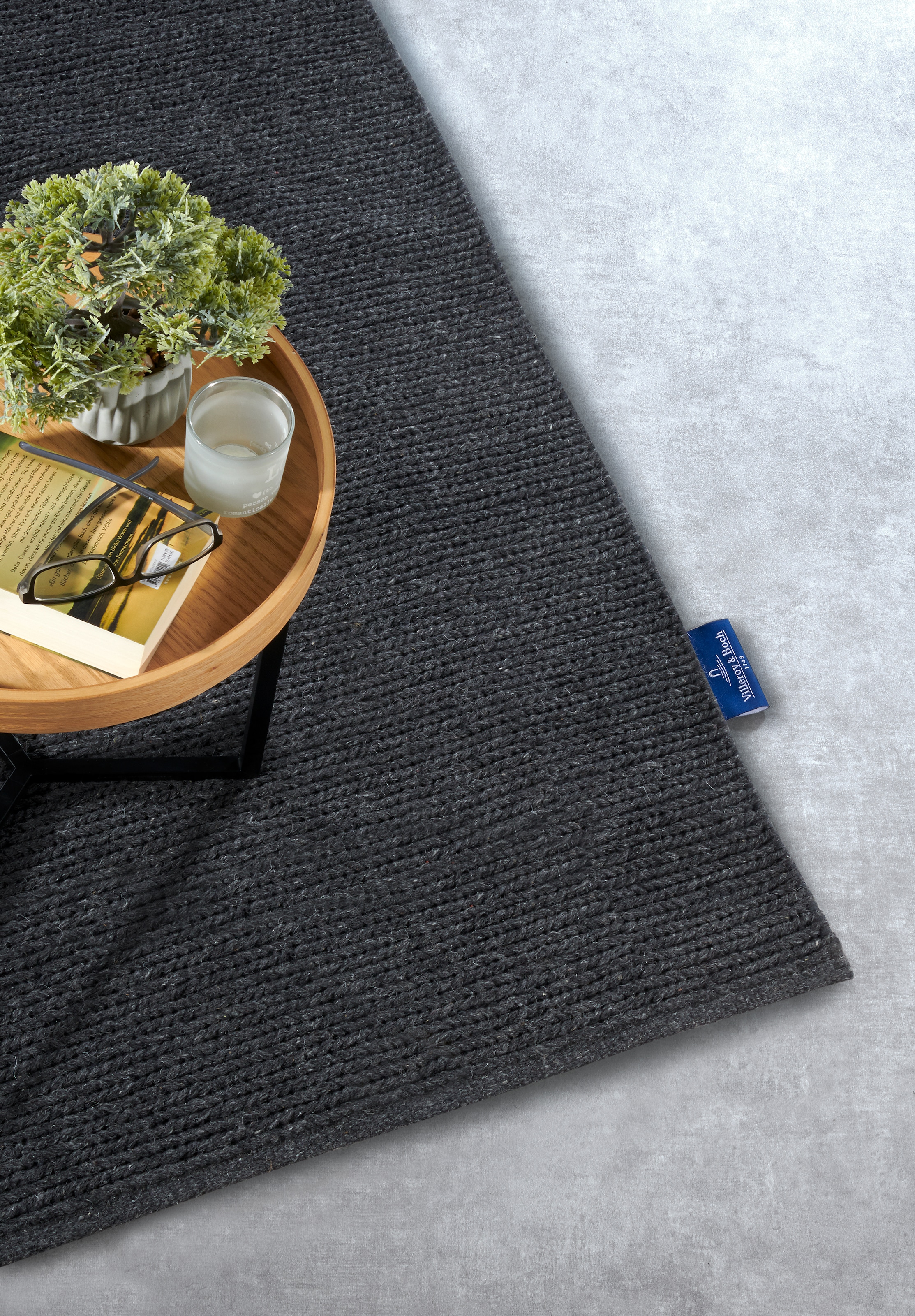 Villeroy & Boch Wollteppich »Francois«, rechteckig, 7 mm Höhe, in rund, oval, Läufer, handgewebt, Wolle, Wohnzimmer, Schlafzimmer