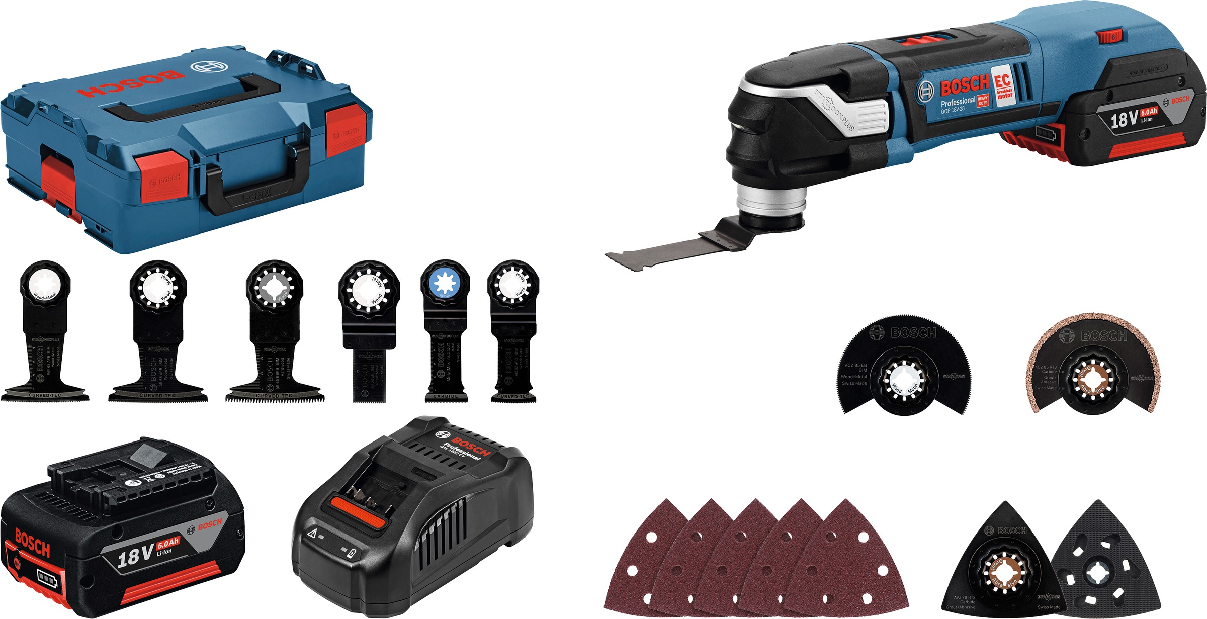Bosch Professional Elektromesser »Akku-Multi-Cutter GOP 18V-28«