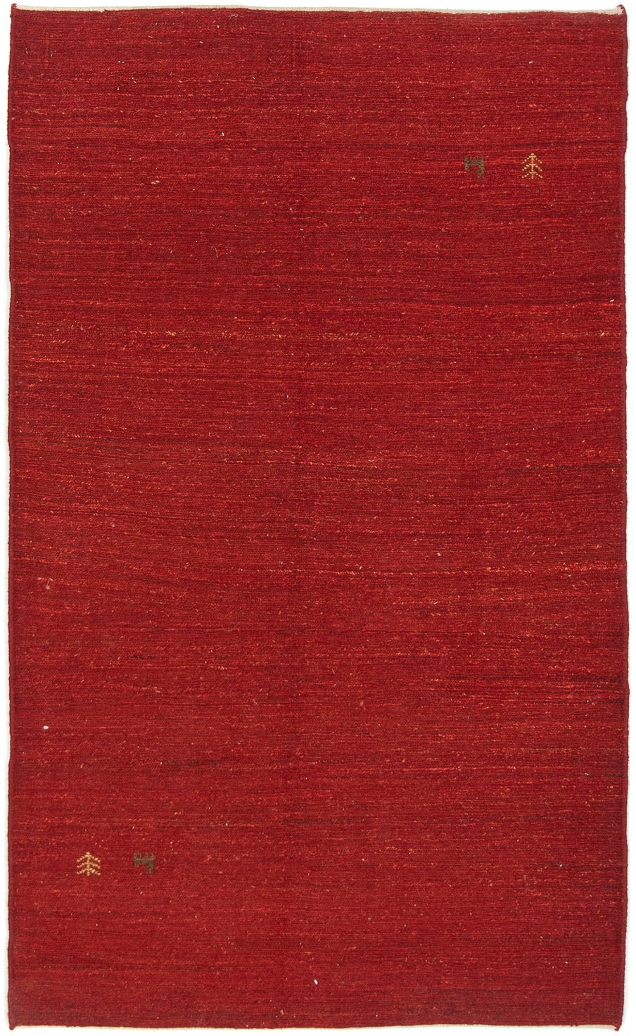 morgenland Wollteppich »Gabbeh Teppich handgeknüpft OTTO-Shop handgeknüpft rechteckig, im rot«