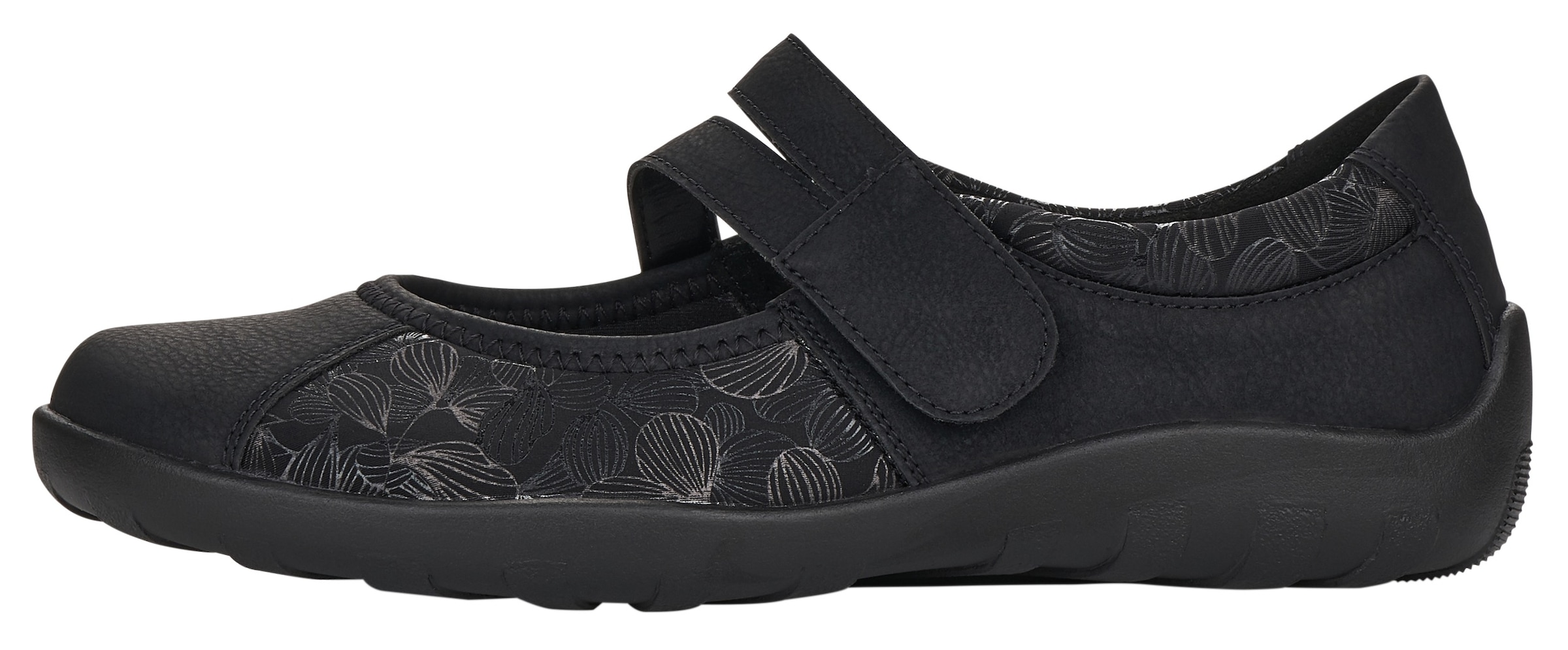 Remonte Ballerina, Slipper, Schlupfschuh, Slip-On Sneaker mit dezenter Snake-Optik