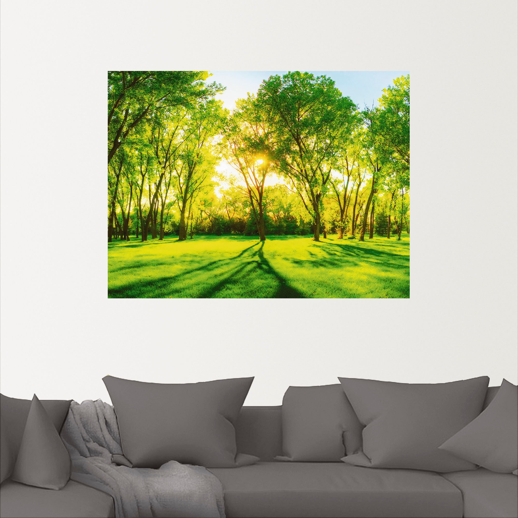 Artland Wandbild »Frühlingswärme II«, Wiesen & Bäume, (1 St.), als Leinwandbild, Poster, Wandaufkleber in verschied. Größen