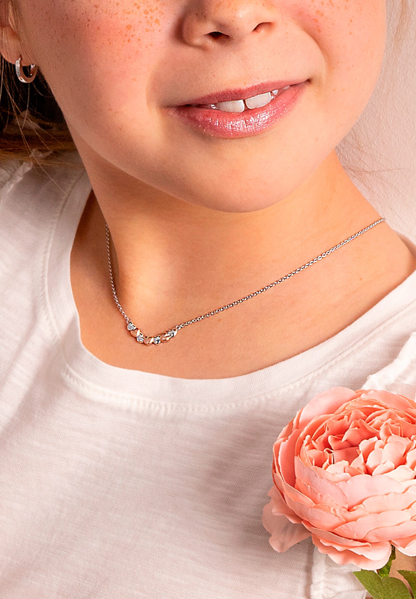 ONE ELEMENT Silberkette »Herz Halskette aus 925 Silber  42 cm«