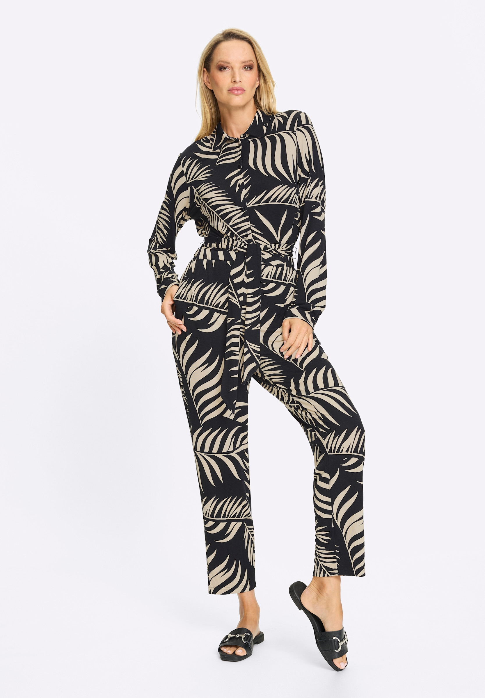 heine Jumpsuit »Jersey-Overall Jumpsuit mit Allover-Druck«