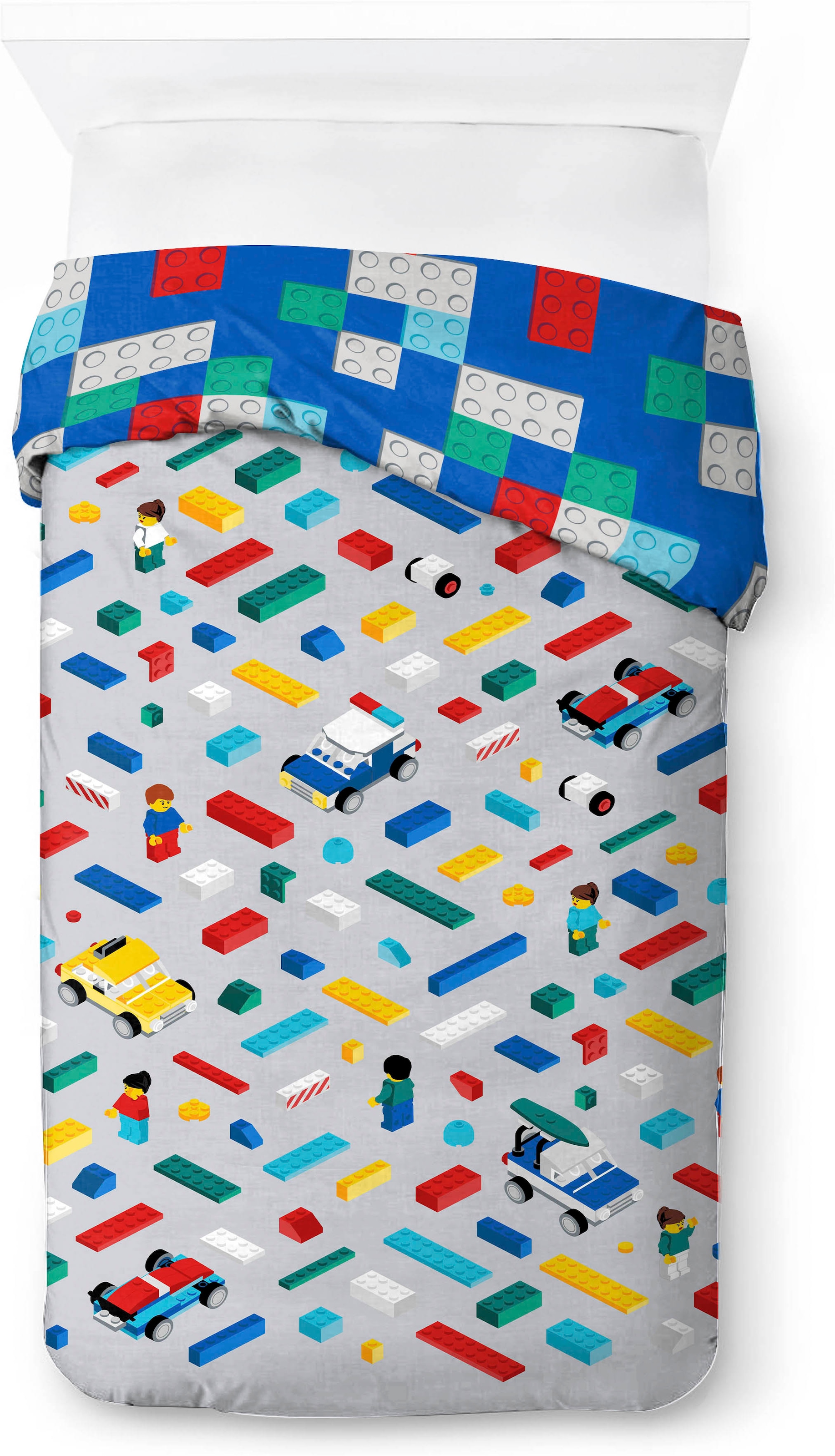 LEGO® Kinderbettwäsche »Lego Let's Build« 2 100% Baumwolle