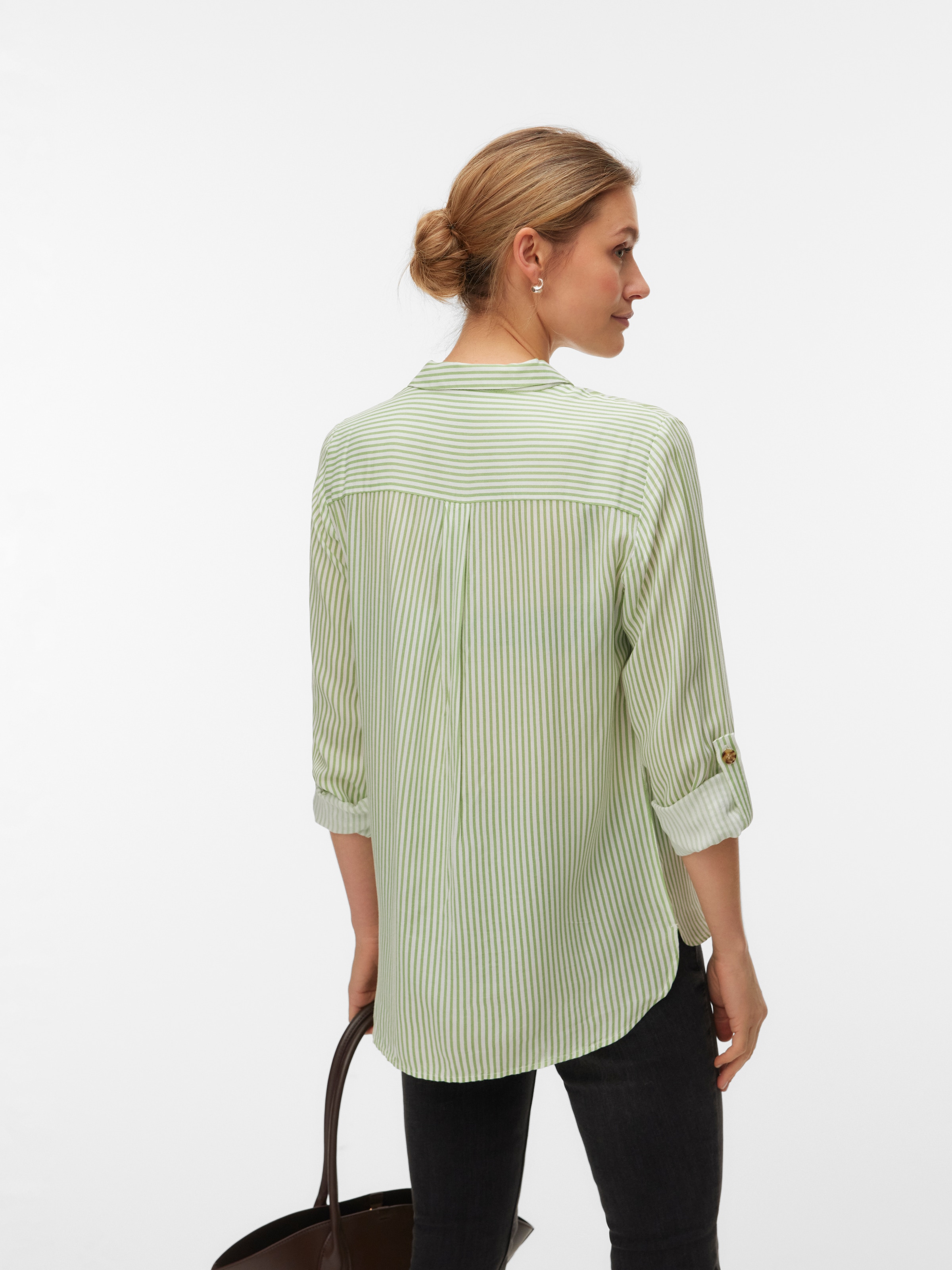 Vero Moda Hemdbluse »VMBUMPY L/S SHIRT NEW WVN GA NOOS« Viskose, regular fit