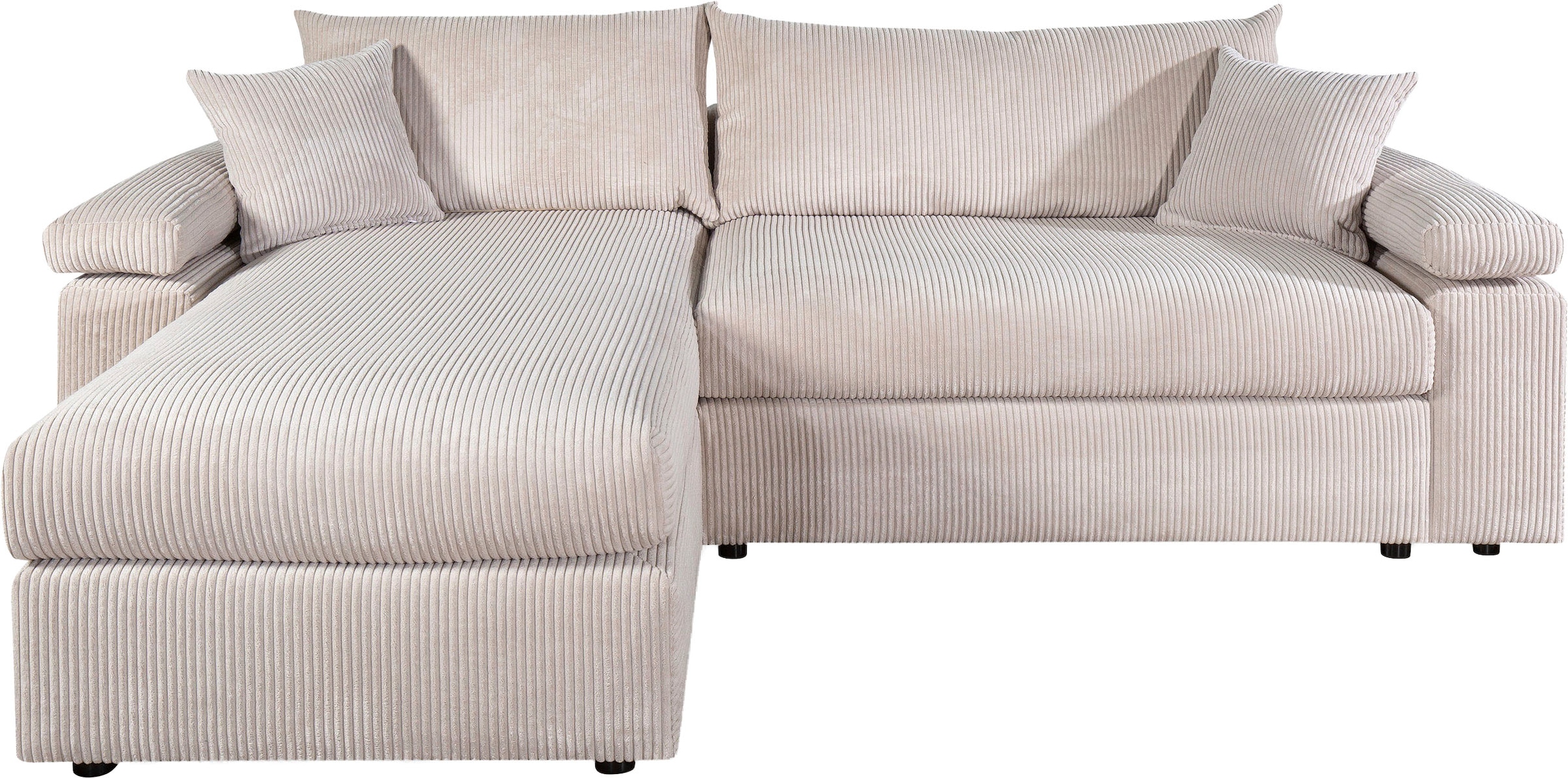 COLLECTION AB Ecksofa Ecksofa,1  Ottomane,Polyätherschaum-Polsterung