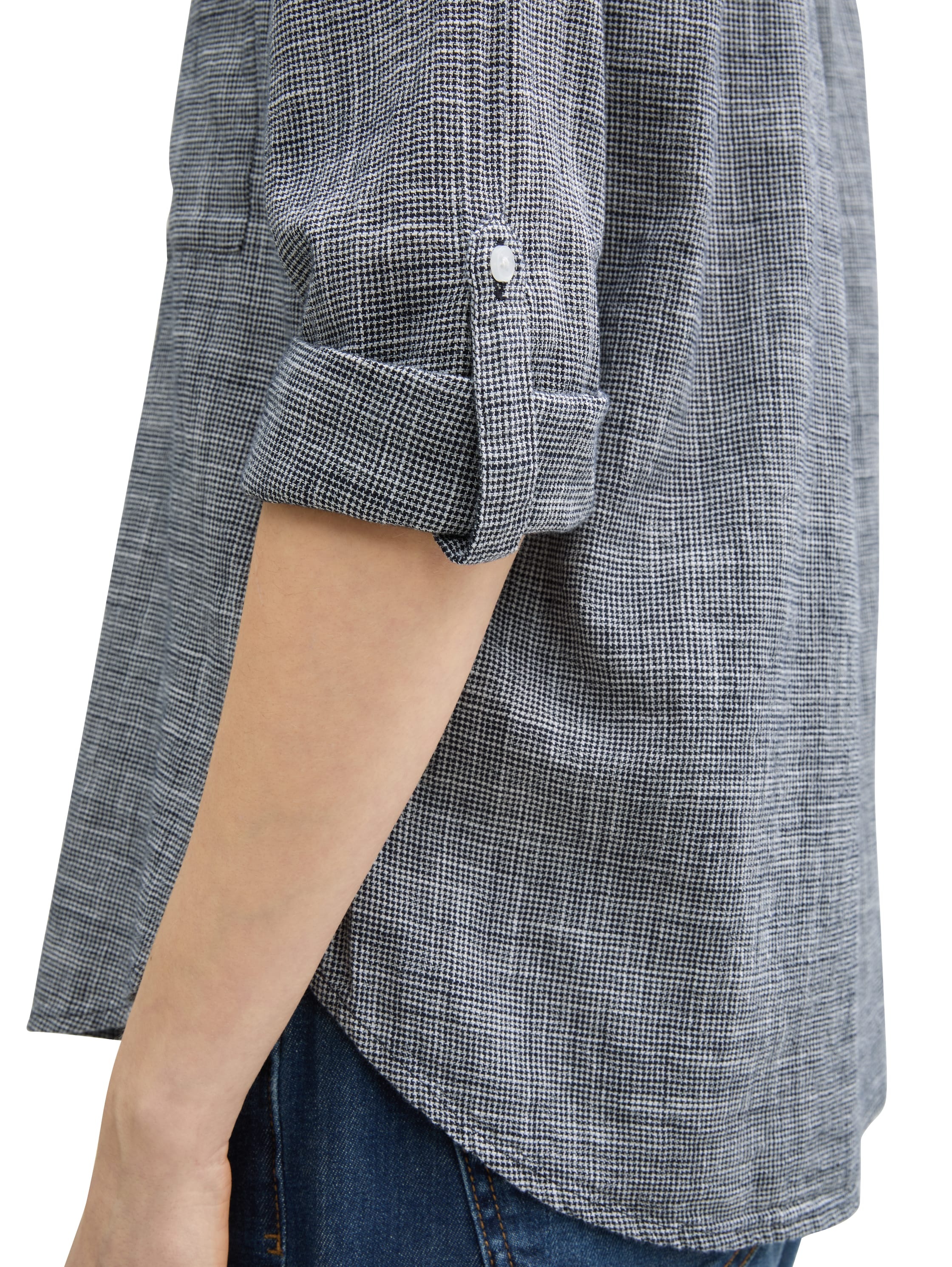 TOM TAILOR Langarmbluse, mit Brusttasche