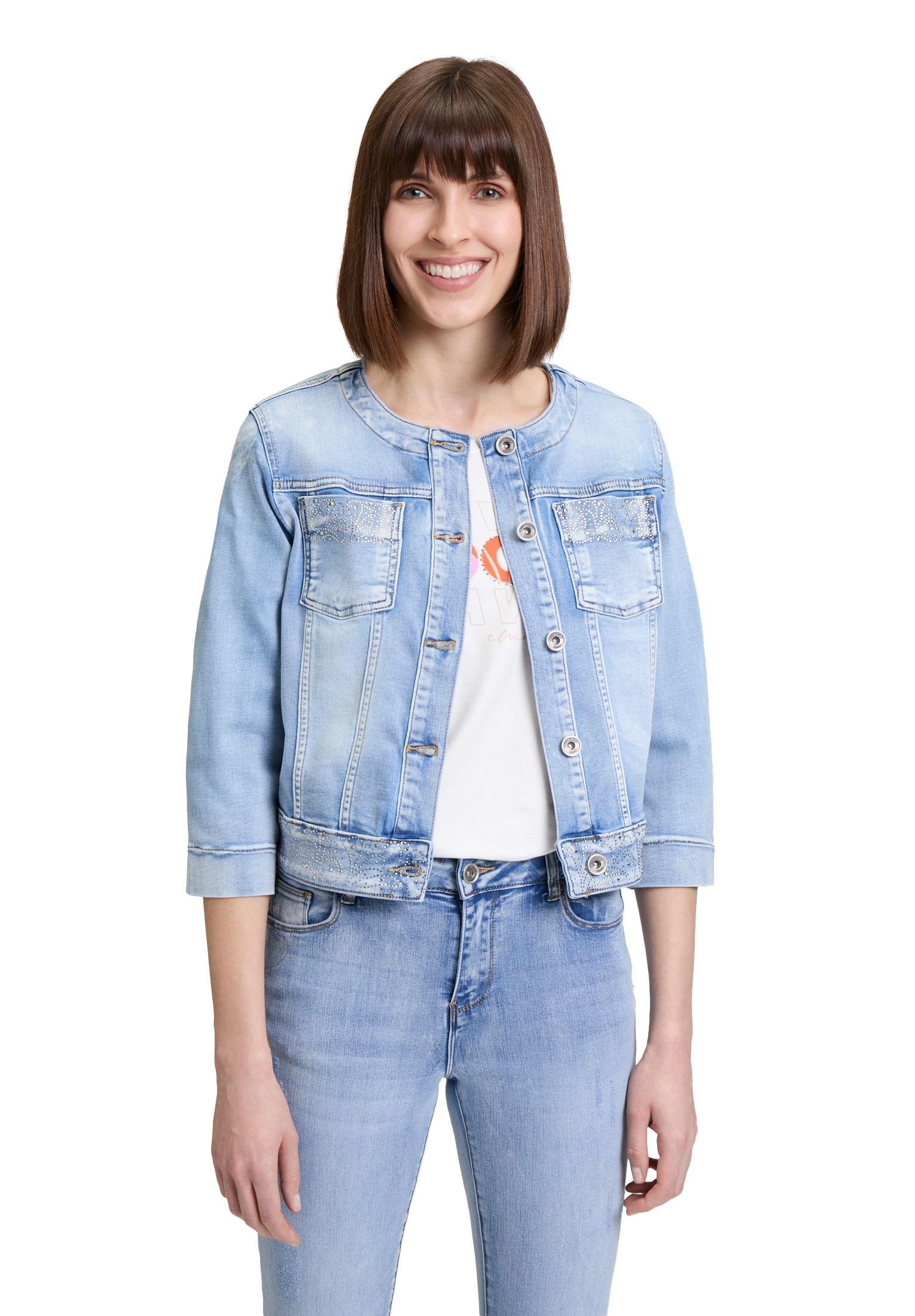 Betty Barclay Jeansblazer »Jeansjacke mit 3/4 Arm«
