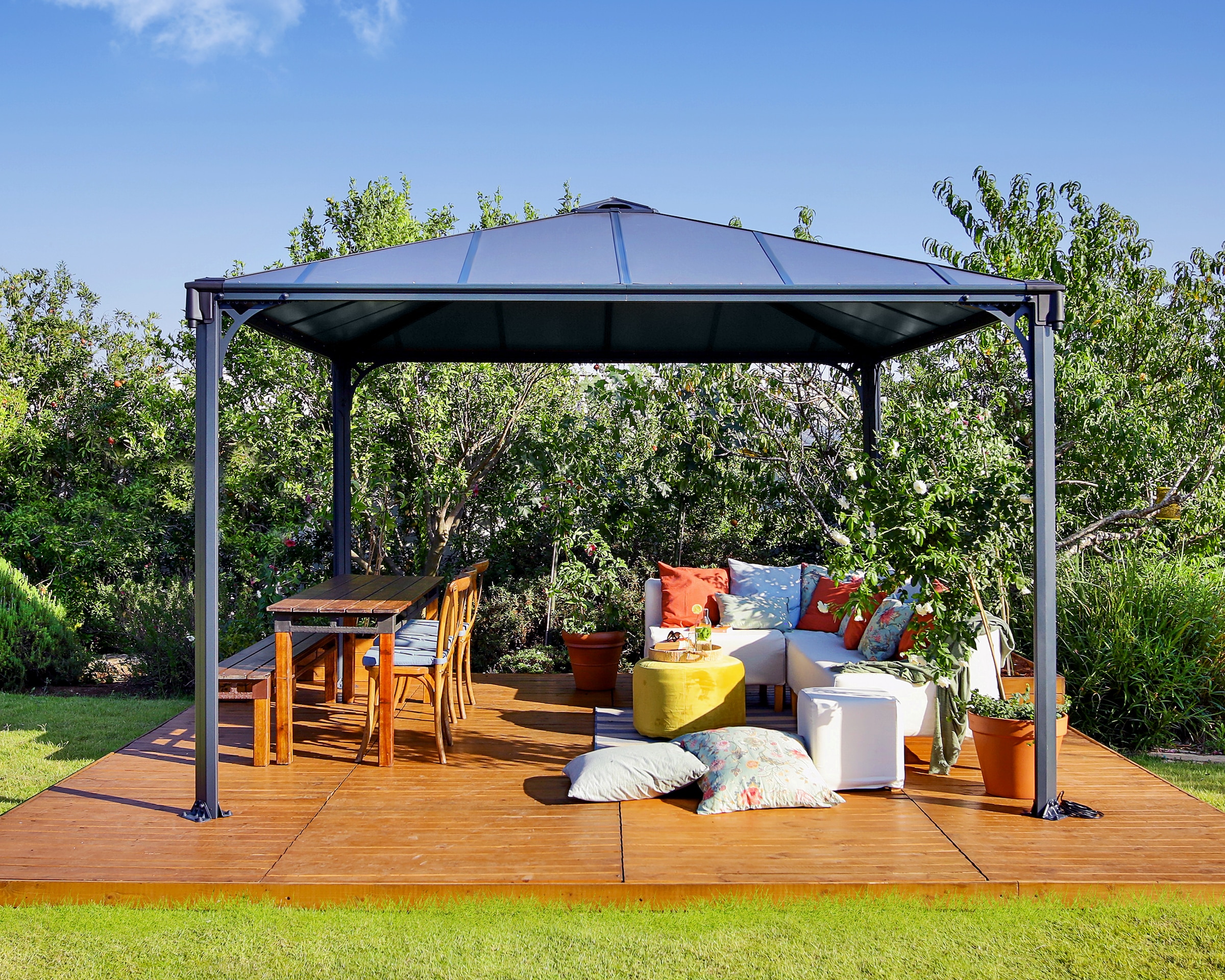 Palram - Canopia Pavillon »Palermo 3600«, BxT: 360x360 cm