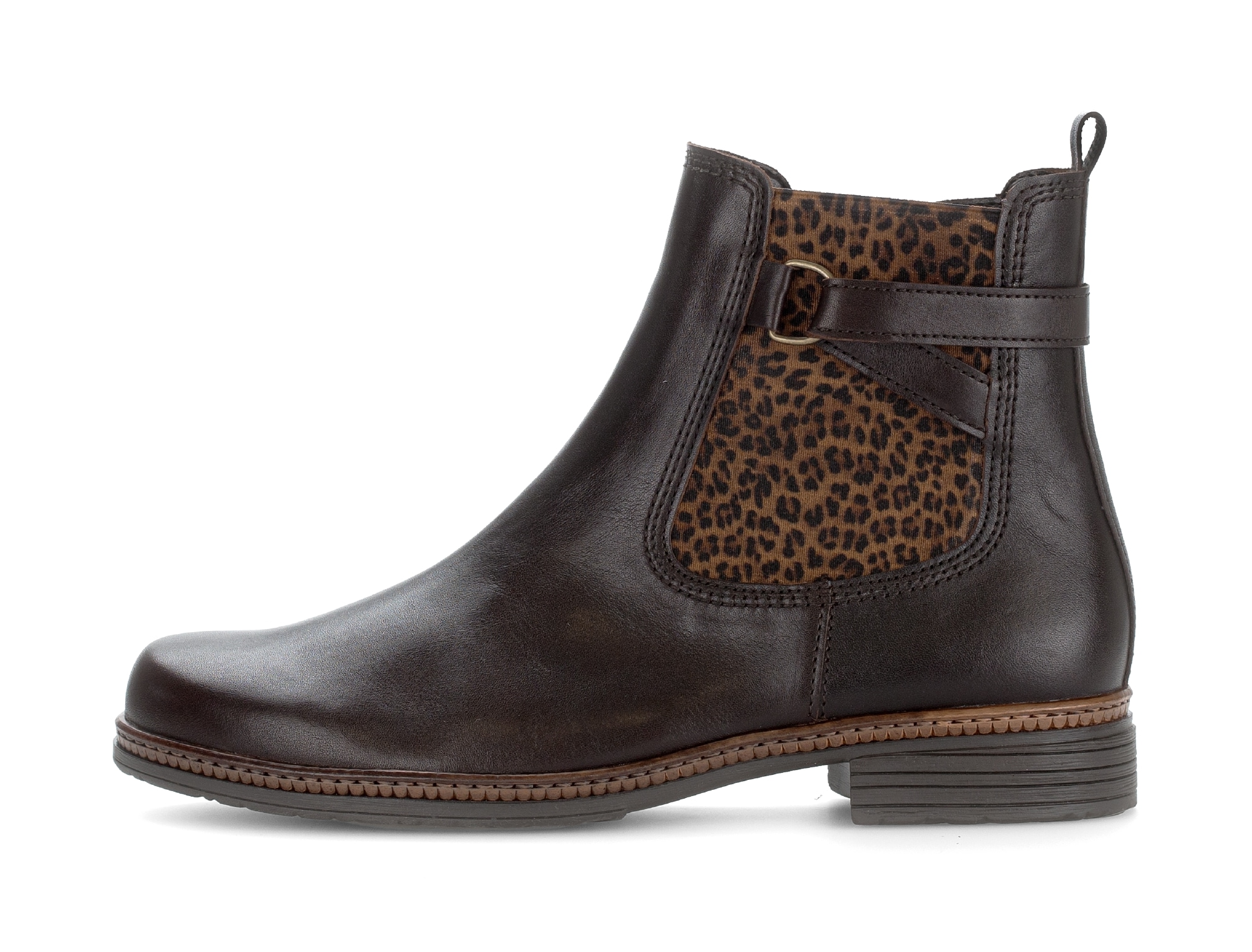 Gabor Chelseaboots  , Blockabsatz, Stiefelette, Businessmode mit Stretcheinsatz