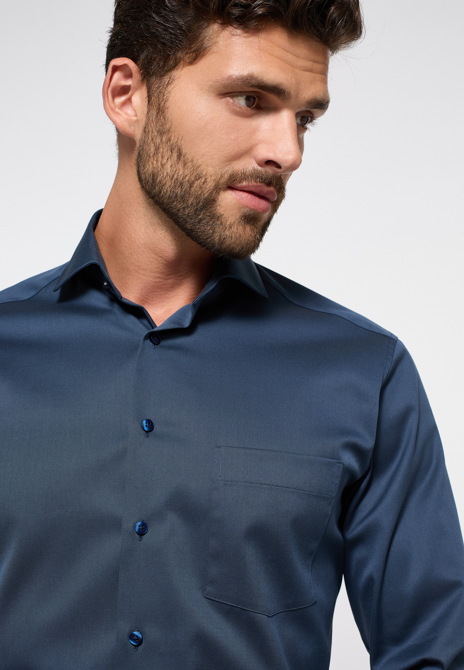 Eterna Langarmhemd »MODERN FIT« NON IRON (bügelfrei)