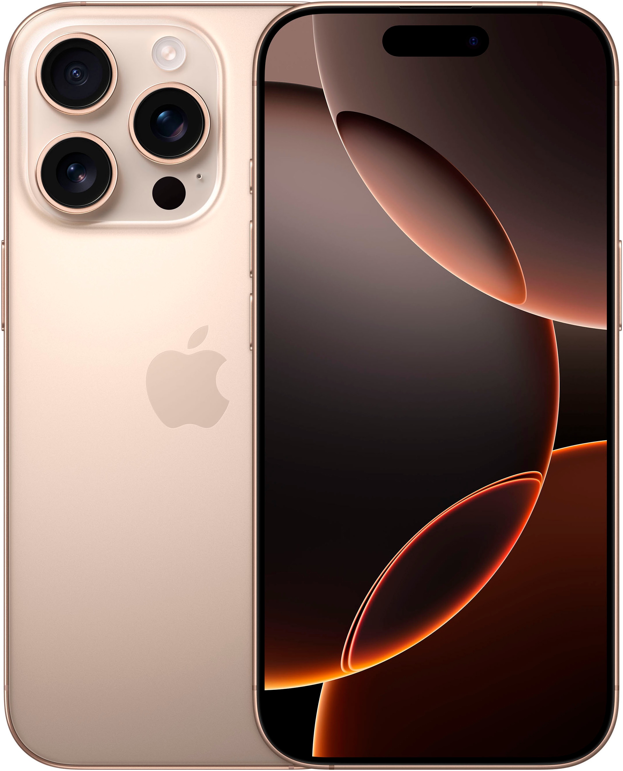 Apple Smartphone »iPhone 16 Pro«, Titan Wüstensand, 128 GB Speicherplatz